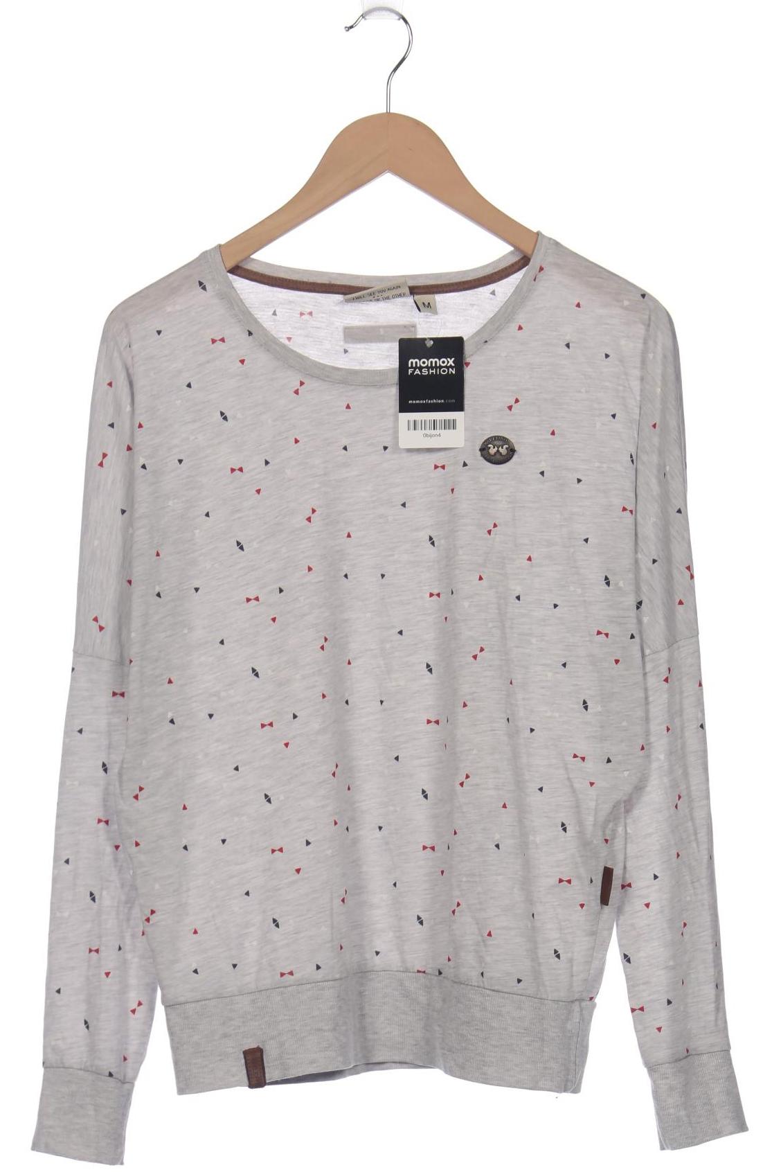 Naketano Damen Langarmshirt, grau, Gr. 38