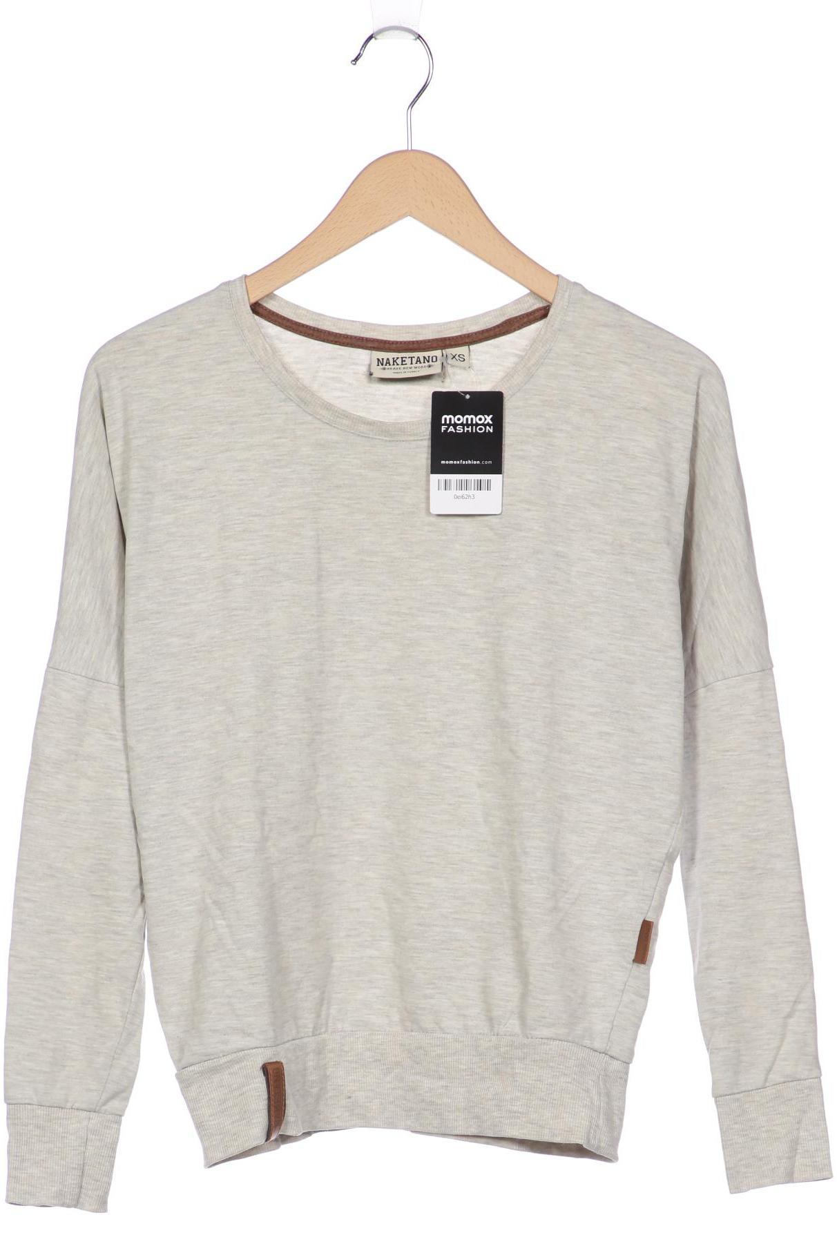 Naketano Damen Langarmshirt, grau, Gr. 34