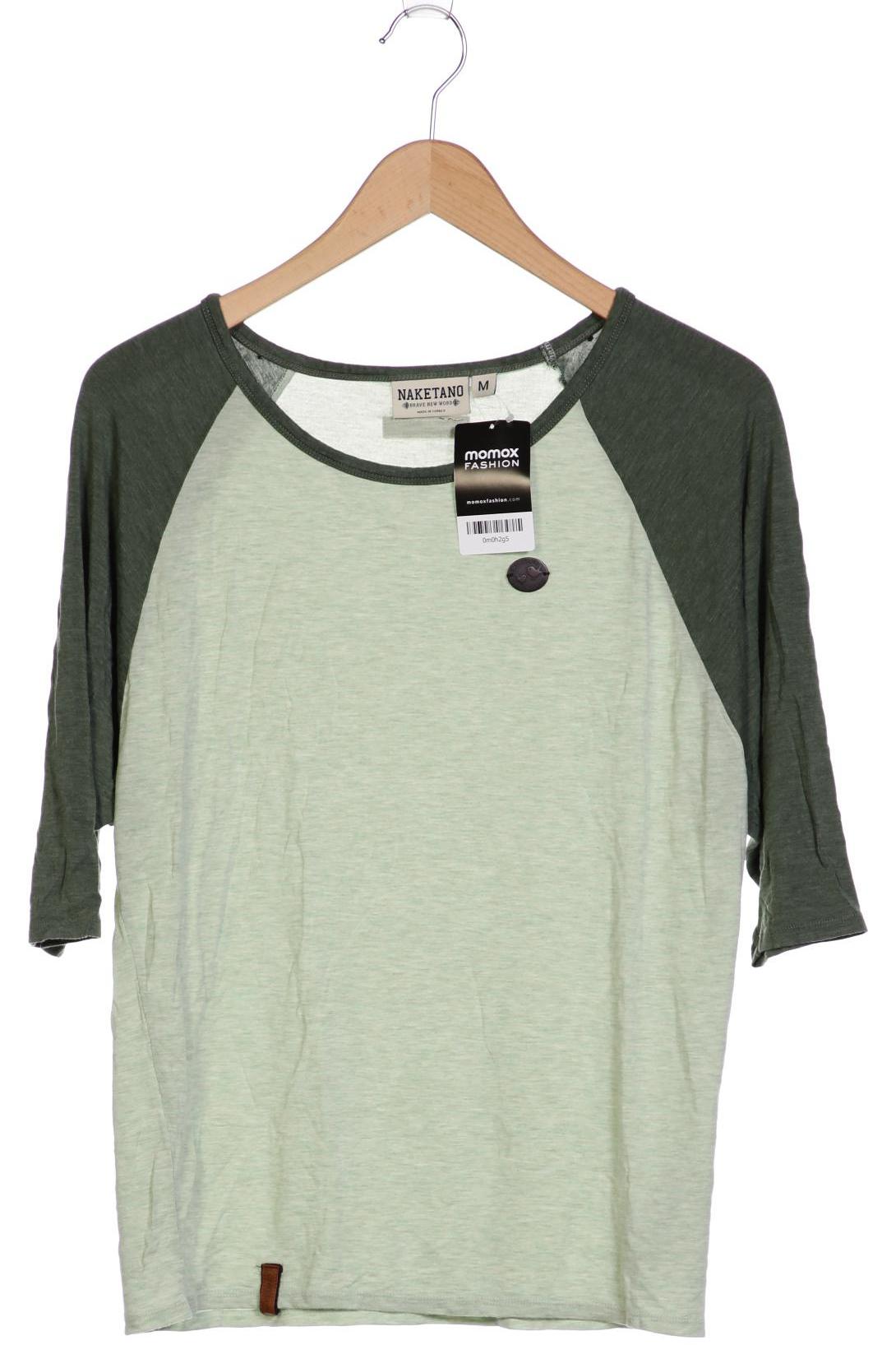 Naketano Damen Langarmshirt, hellgrün, Gr. 38