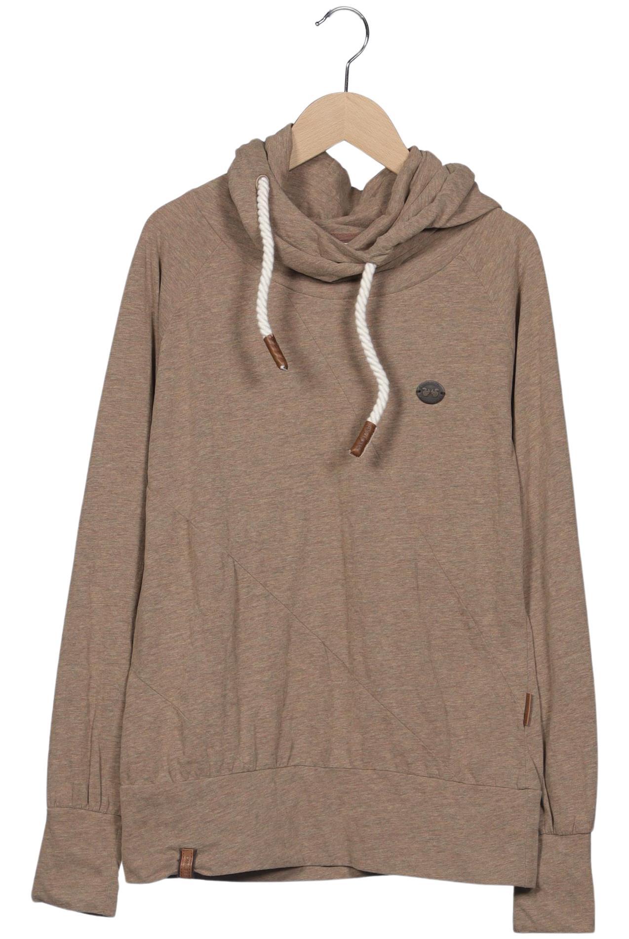 Naketano Damen Langarmshirt, braun, Gr. 42
