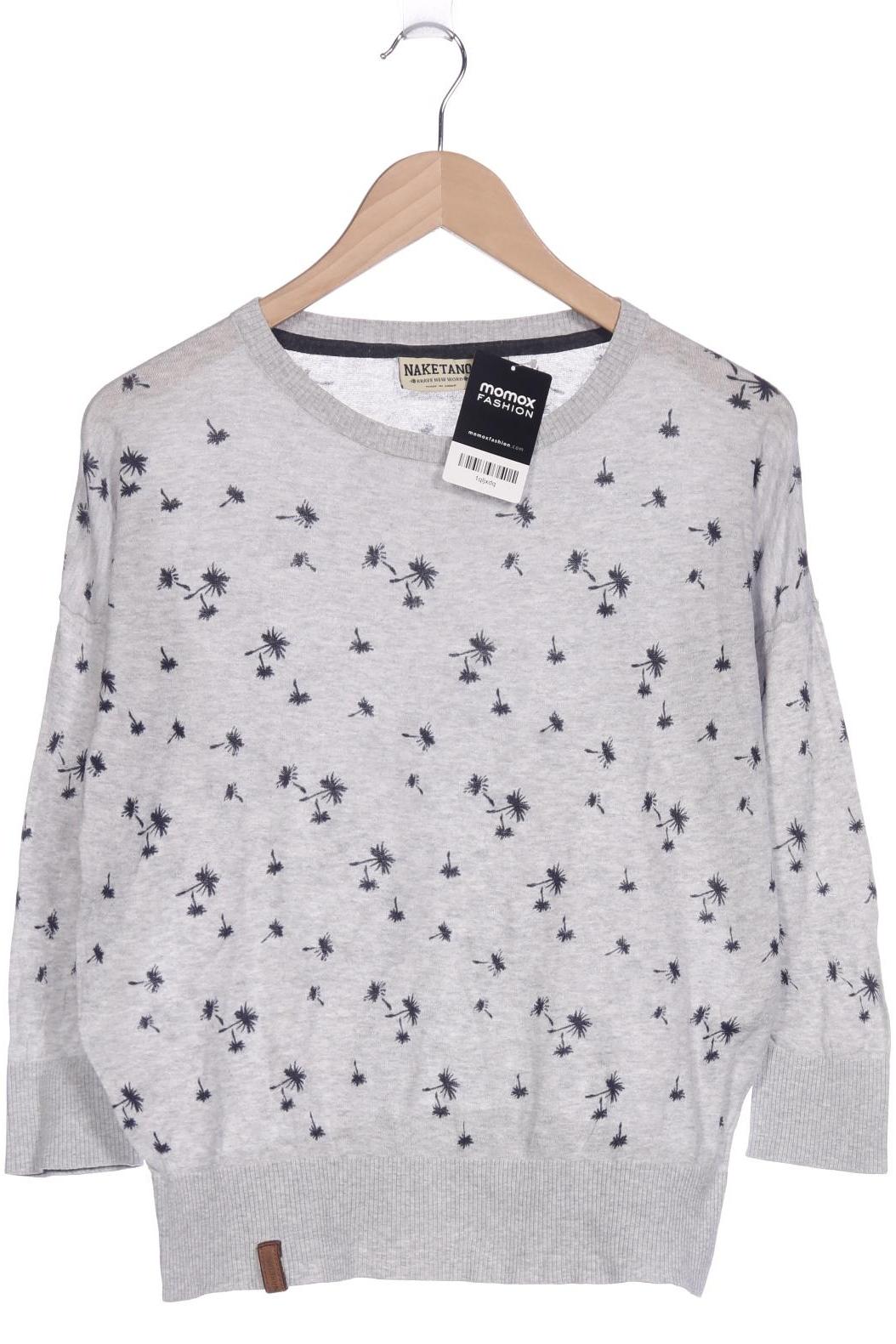 Naketano Damen Langarmshirt, grau, Gr. 42
