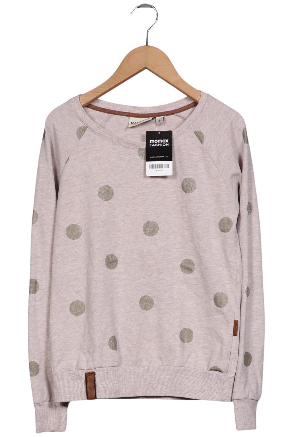 Naketano Damen Langarmshirt, beige, Gr. 36