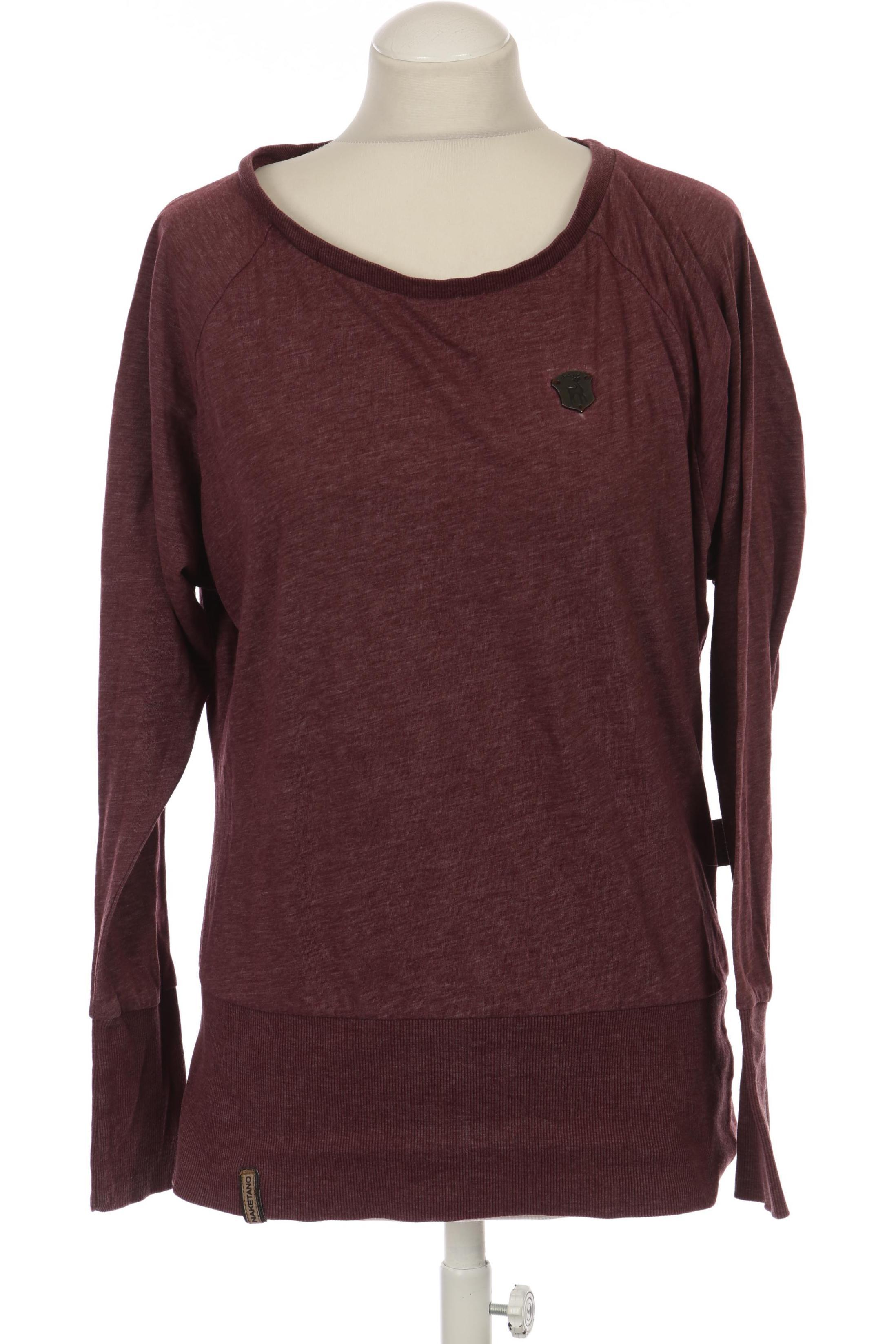 Naketano Damen Langarmshirt, braun, Gr.