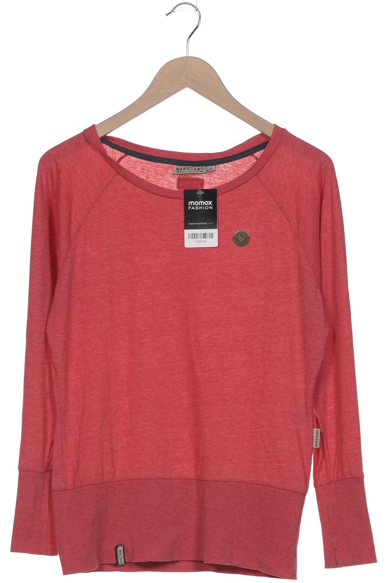 Naketano Damen Langarmshirt, rot, Gr. 36