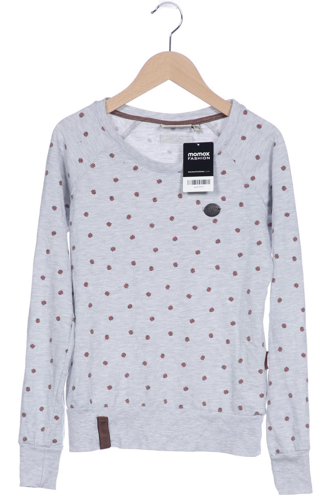 Naketano Damen Langarmshirt, grau, Gr. 34
