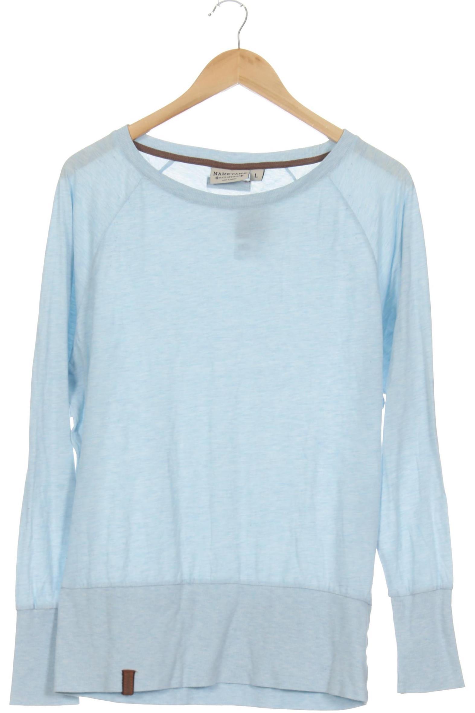 Naketano Damen Langarmshirt, blau, Gr.