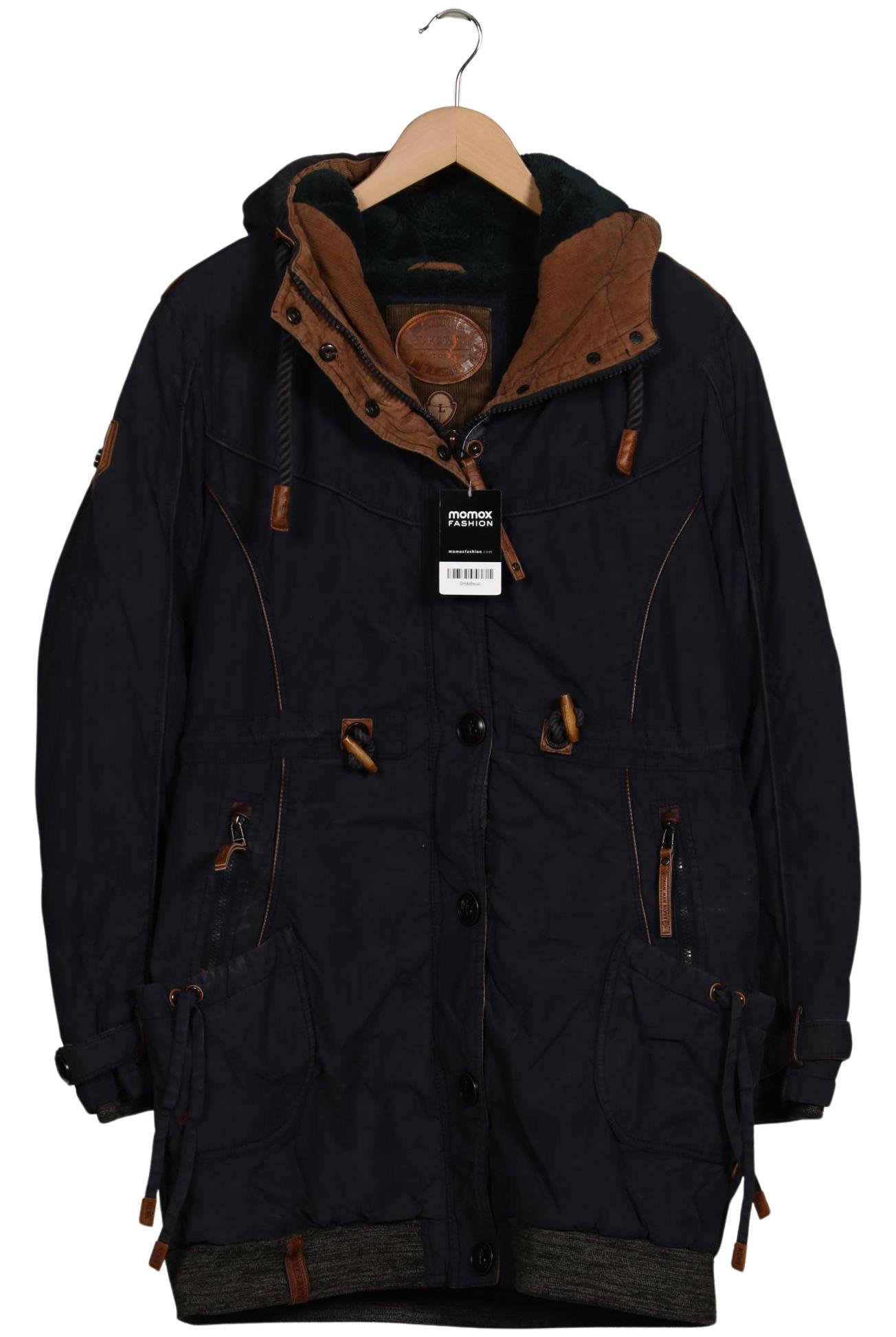 Naketano Damen Mantel, marineblau, Gr. 42