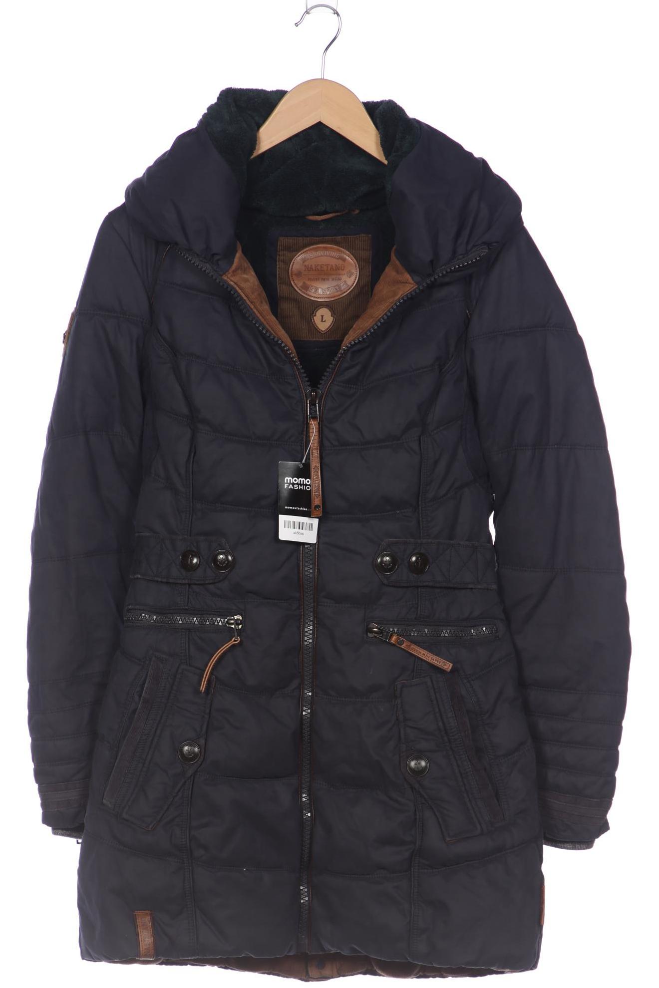 Naketano Damen Mantel, marineblau, Gr. 42
