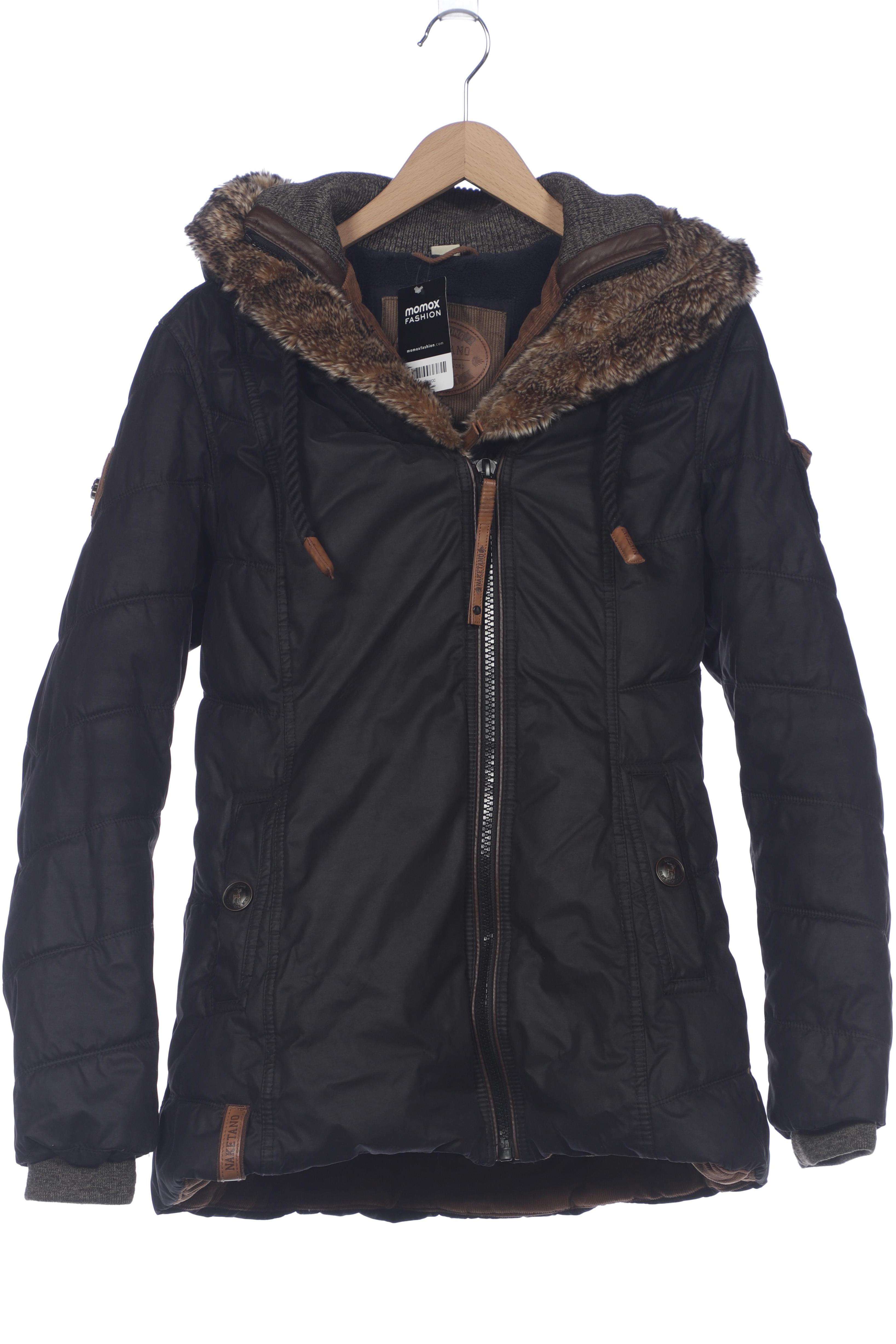 Naketano Damen Mantel, schwarz, Gr. 38