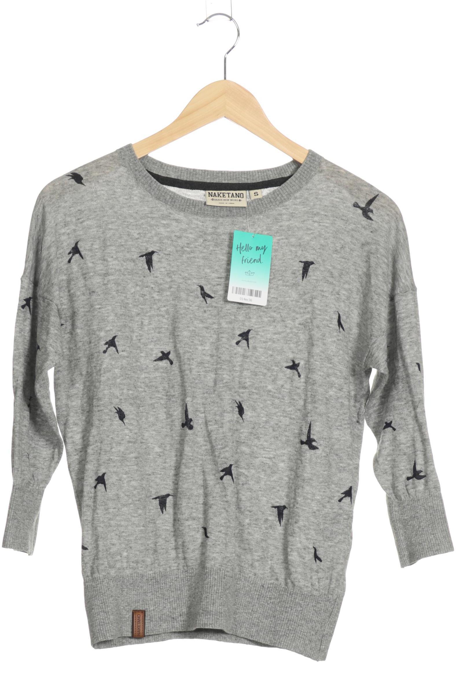 Naketano Damen Pullover, grau, Gr.
