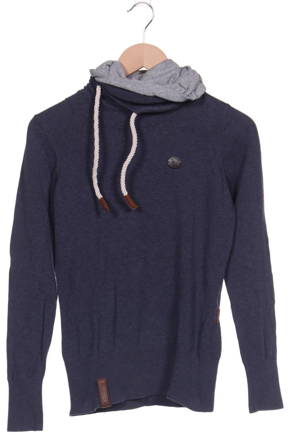 Naketano Damen Pullover, blau, Gr. 38