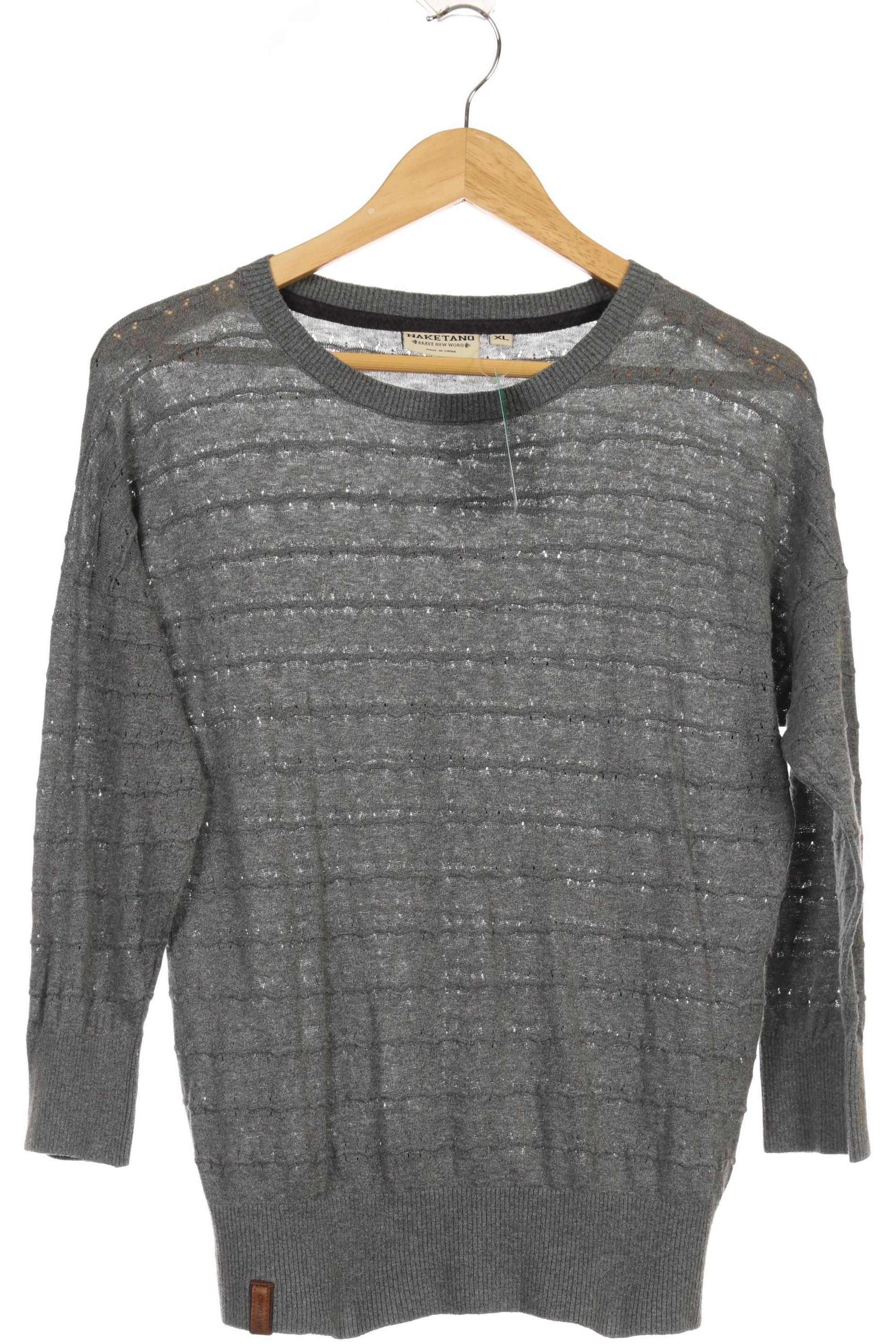 Naketano Damen Pullover, grau, Gr. 44