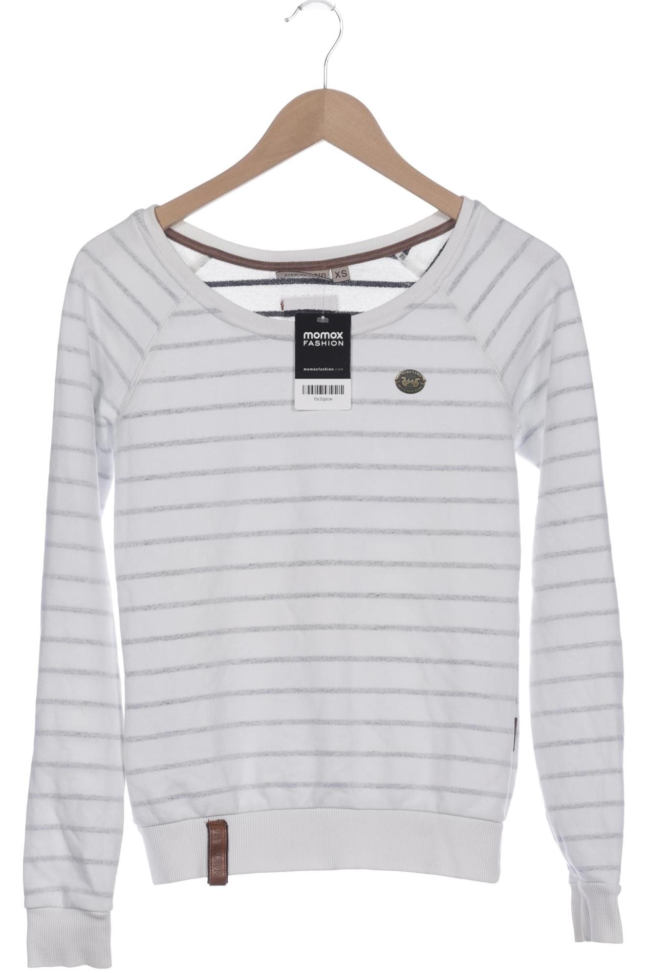 Naketano Damen Sweatshirt, weiß, Gr. 34