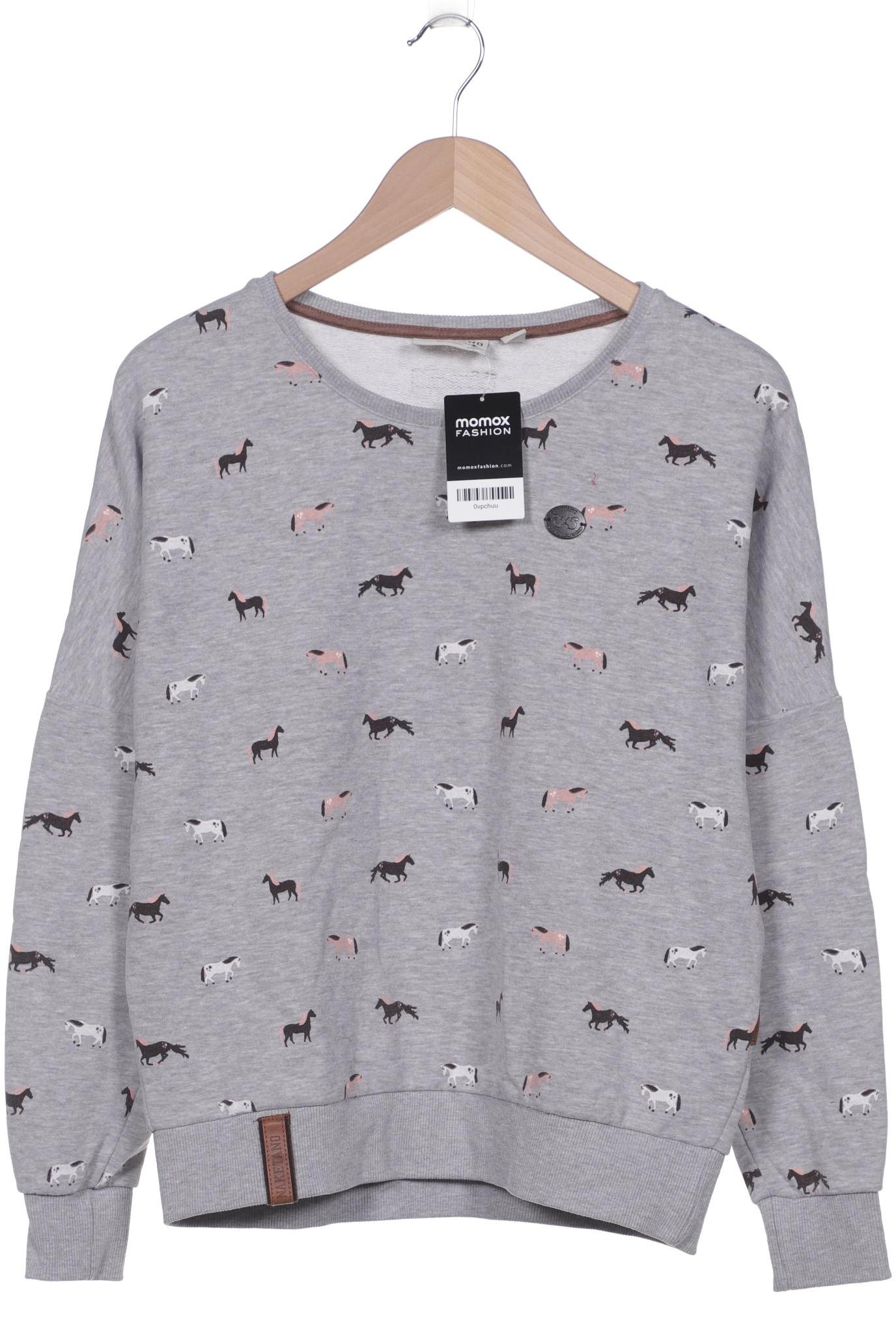 Naketano Damen Sweatshirt, grau, Gr. 38