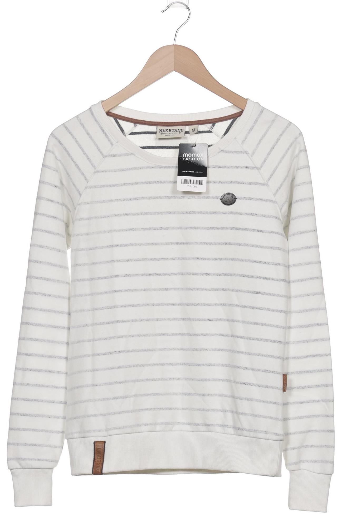 Naketano Damen Sweatshirt, weiß, Gr. 38