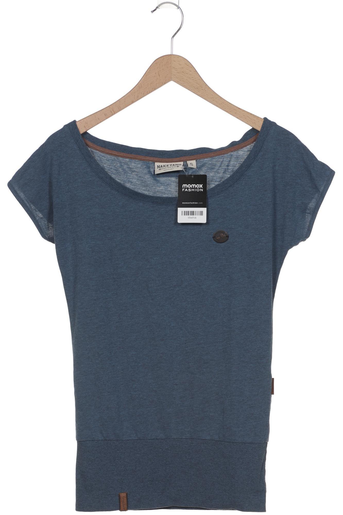 Naketano Damen T-Shirt, blau, Gr. 36