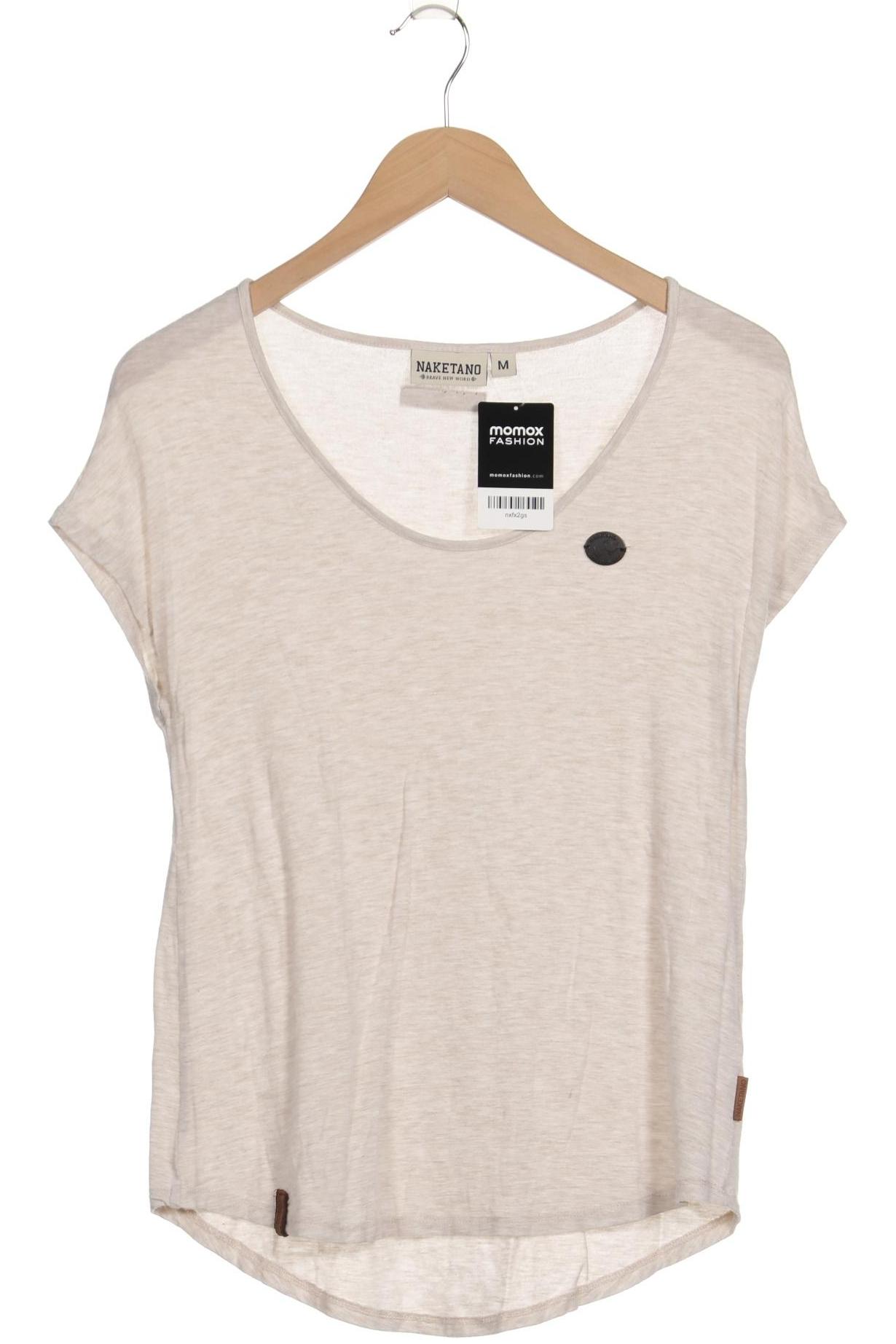Naketano Damen T-Shirt, cremeweiß, Gr. 38