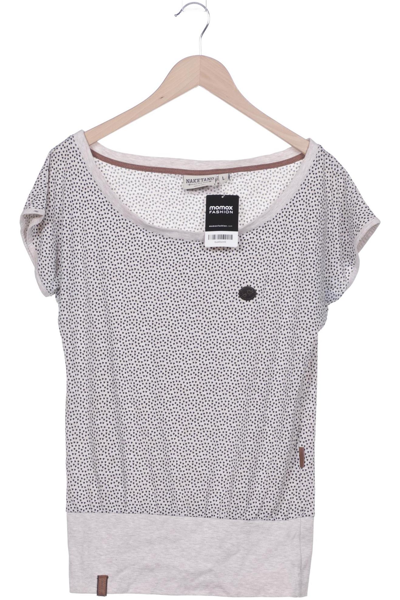 Naketano Damen T-Shirt, beige, Gr. 42