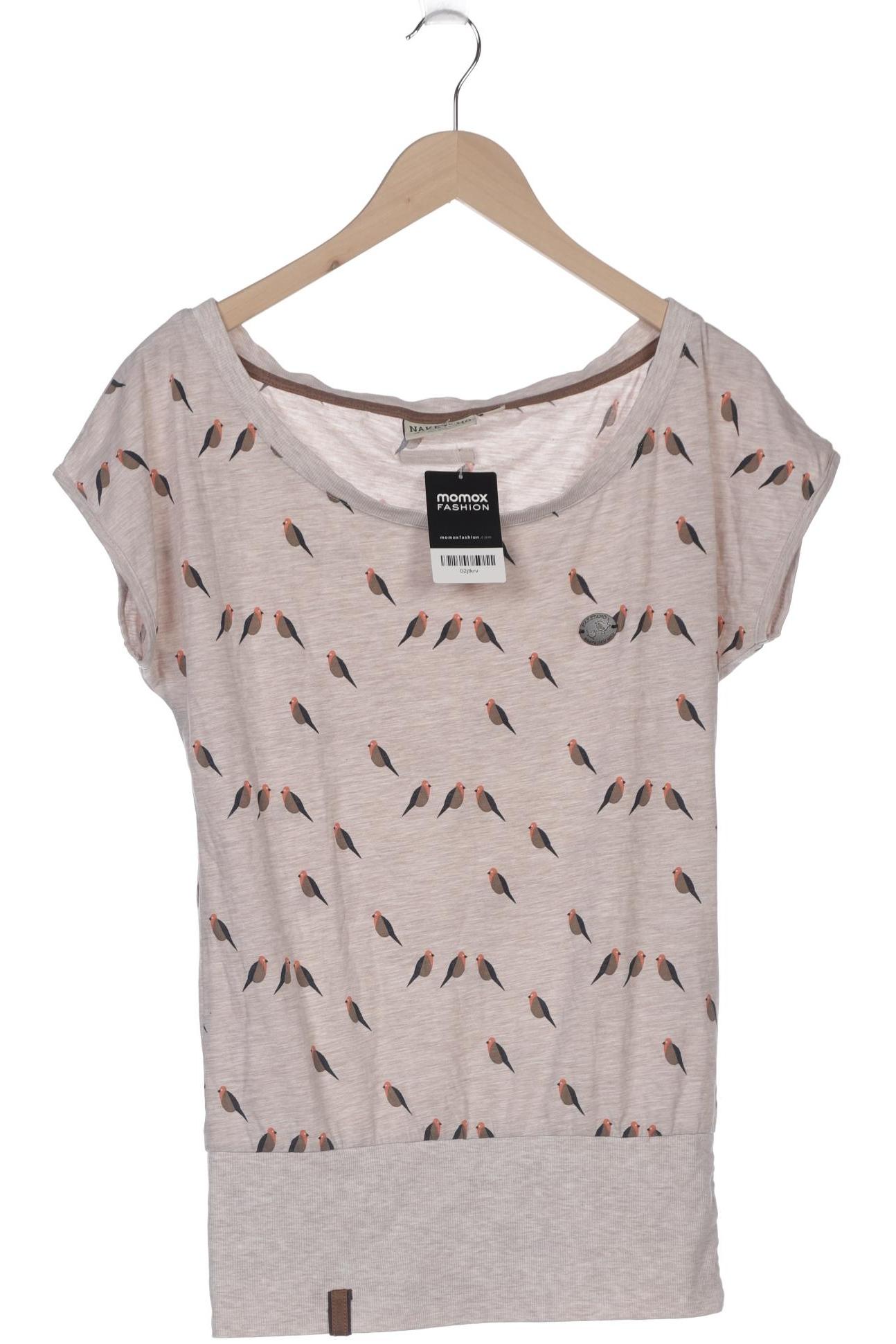 Naketano Damen T-Shirt, beige, Gr. 42