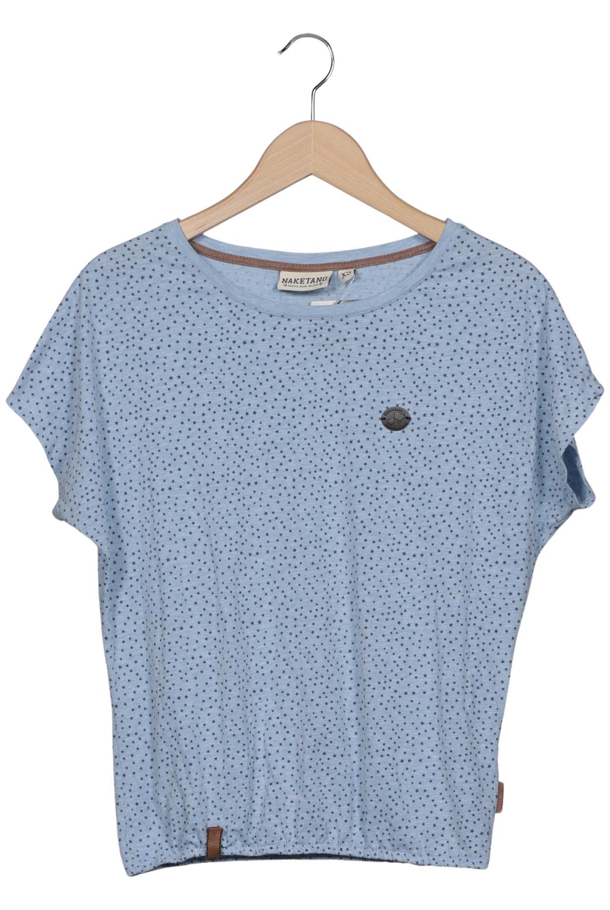 Naketano Damen T-Shirt, hellblau, Gr. 34