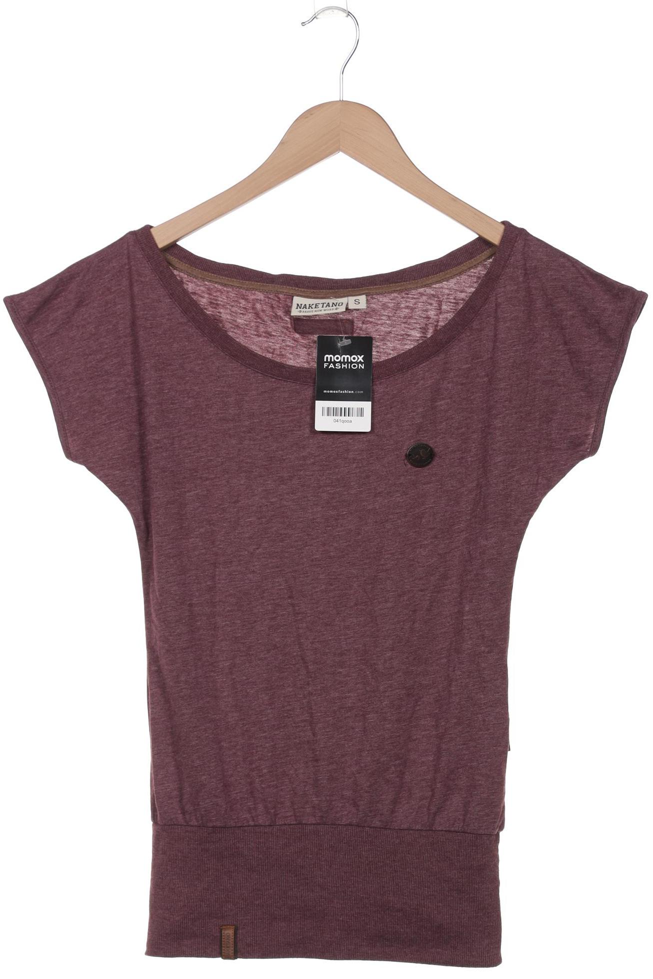 Naketano Damen T-Shirt, bordeaux, Gr. 36
