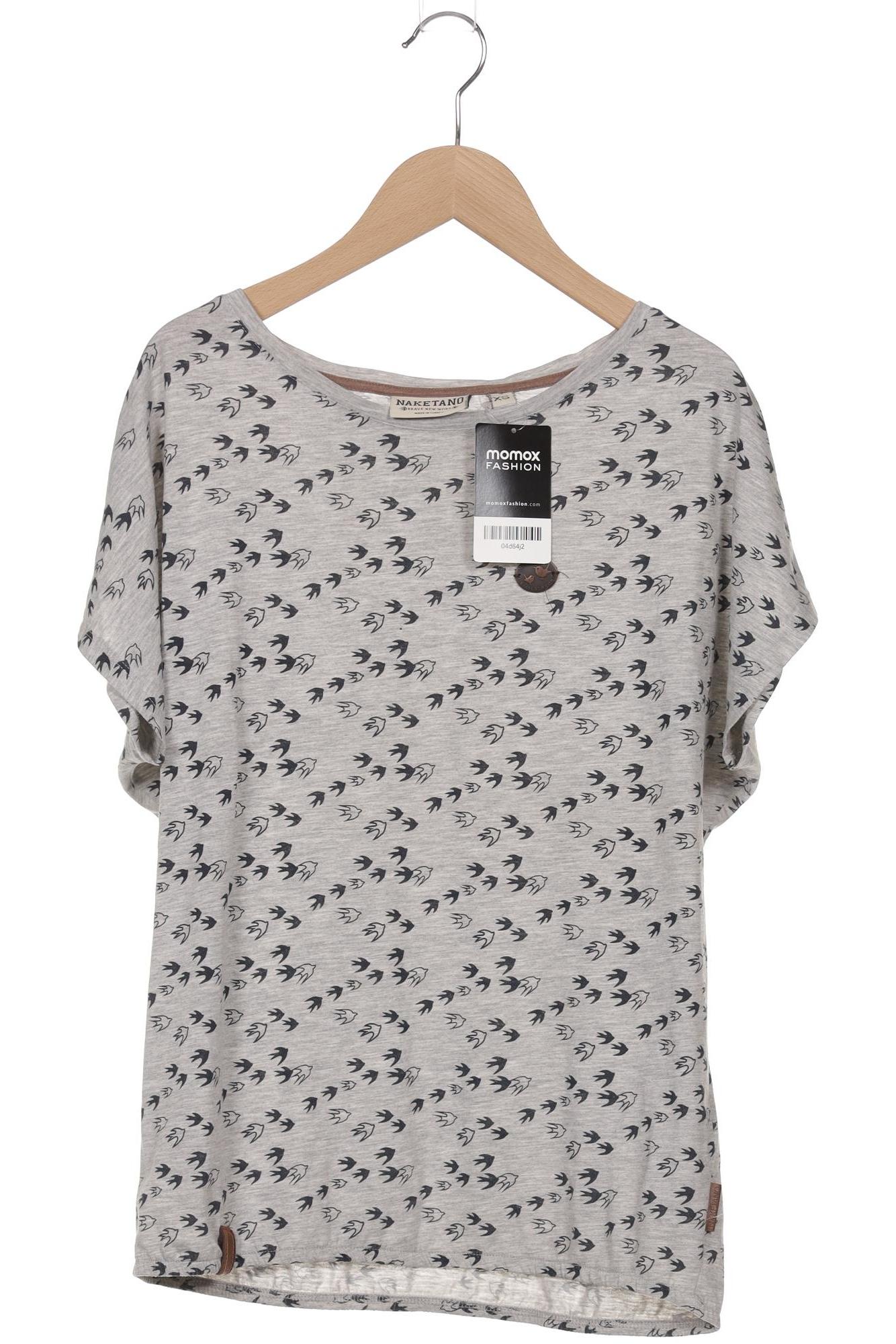 Naketano Damen T-Shirt, grau, Gr. 34