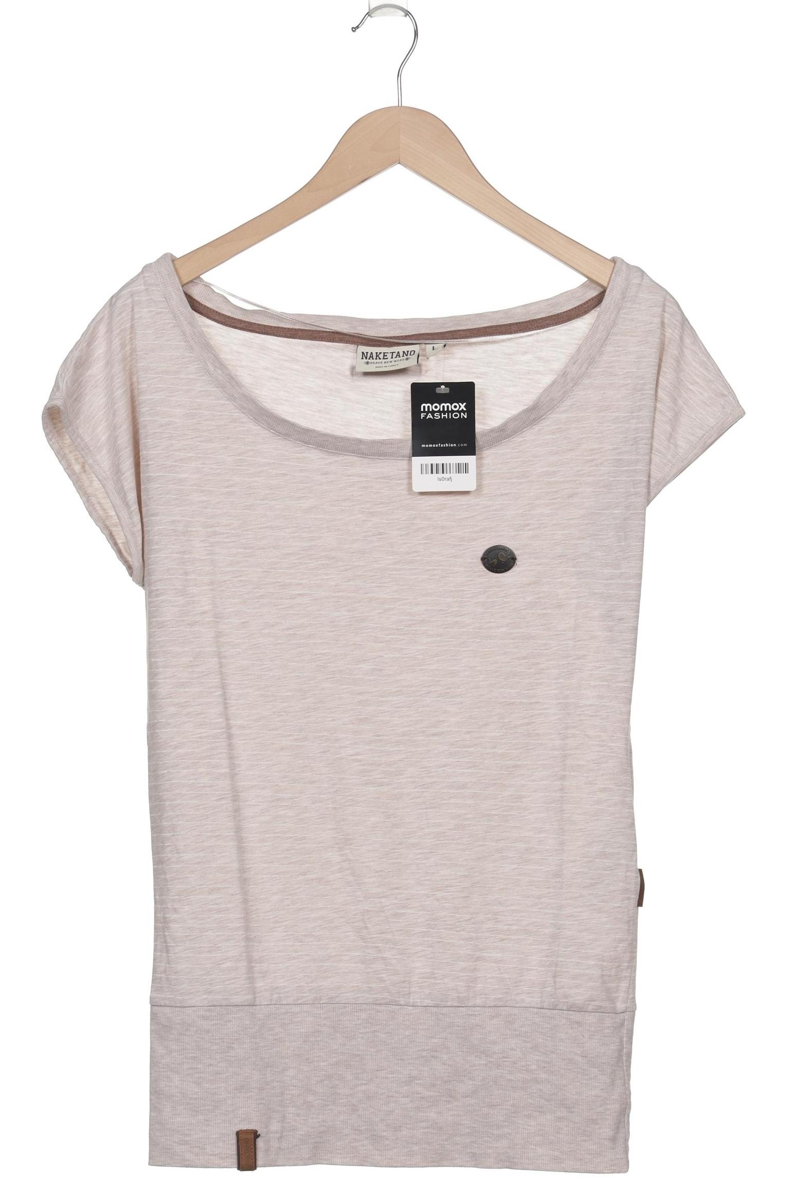 Naketano Damen T-Shirt, beige, Gr. 42