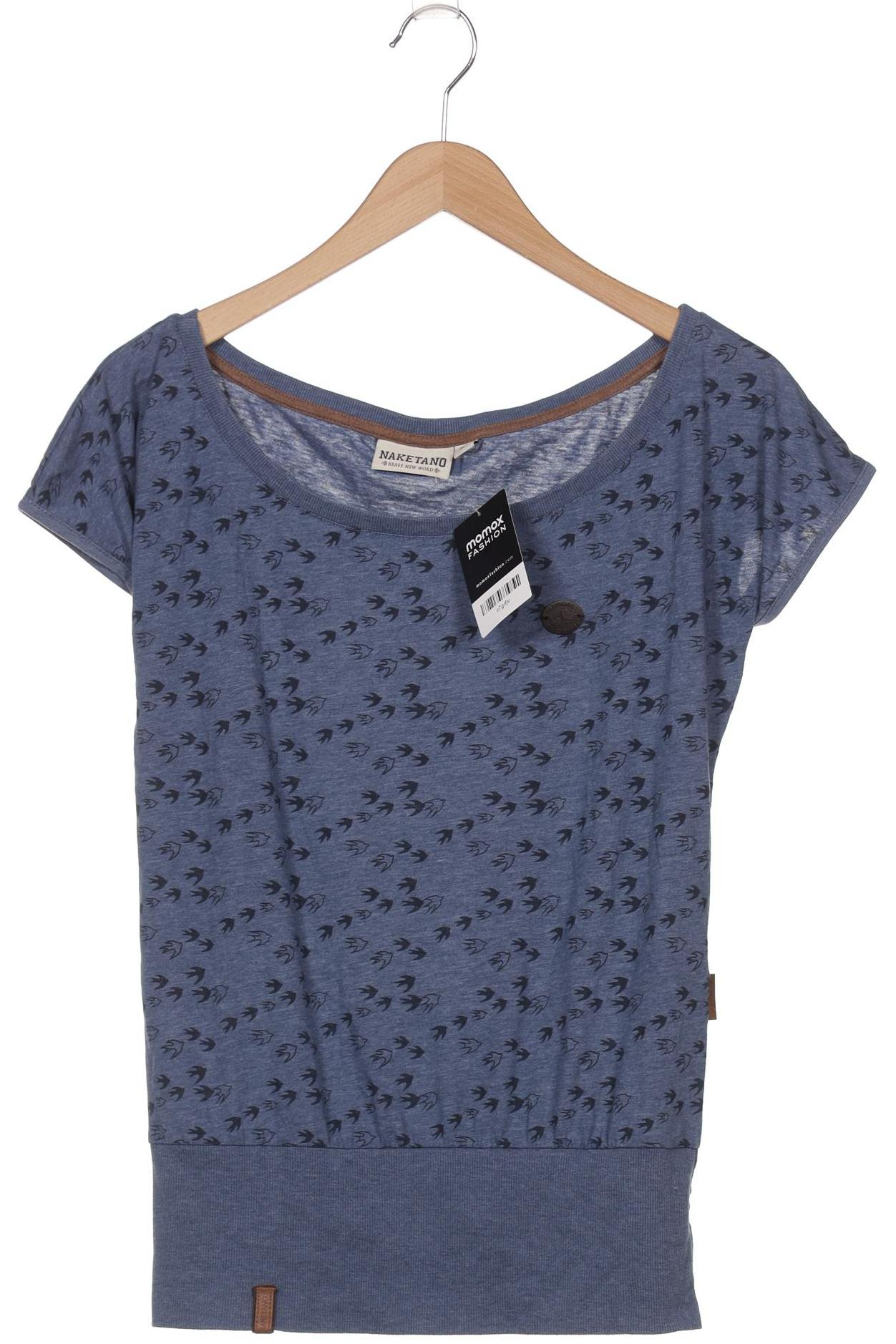 Naketano Damen T-Shirt, blau, Gr. 38