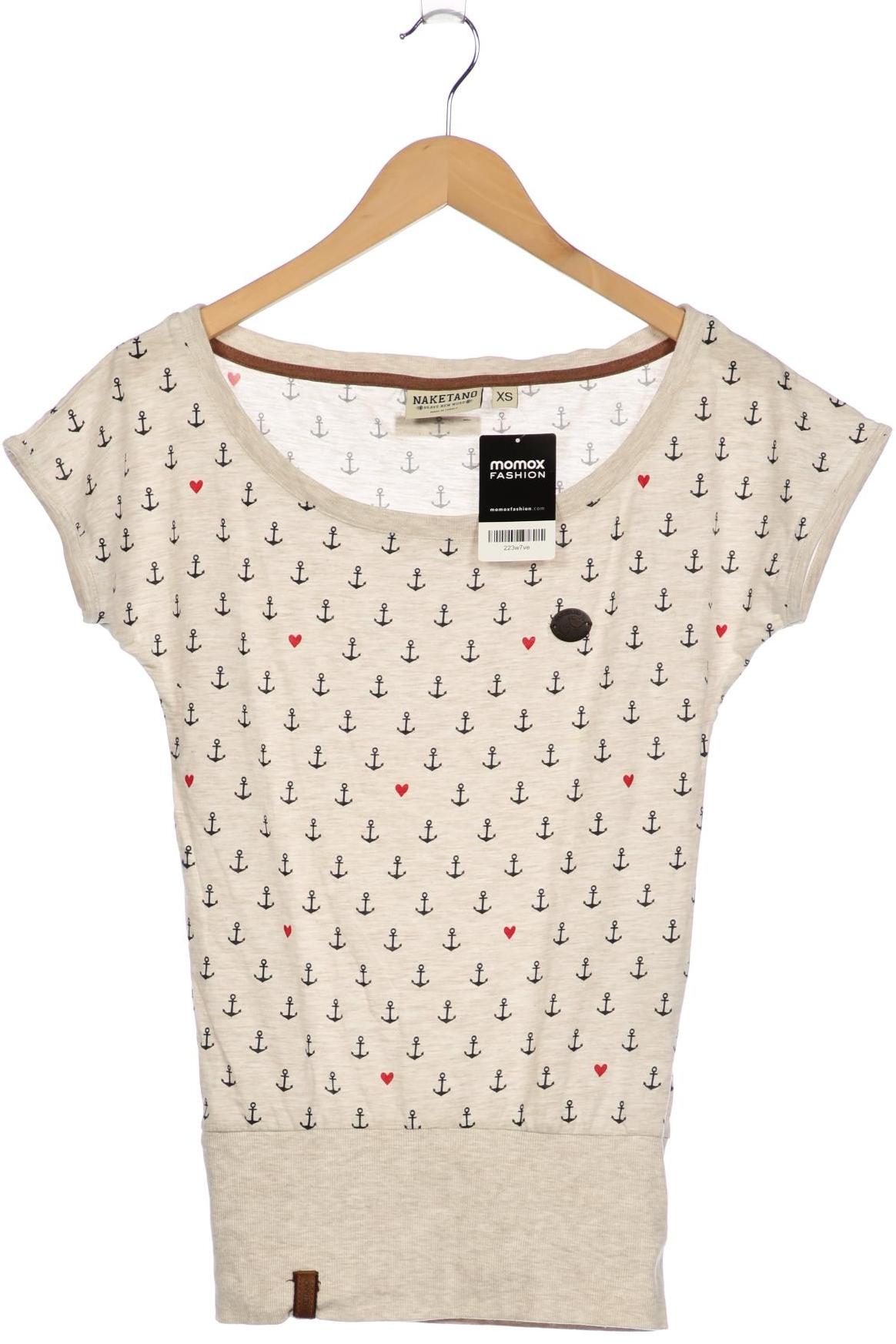Naketano Damen T-Shirt, beige, Gr. 34