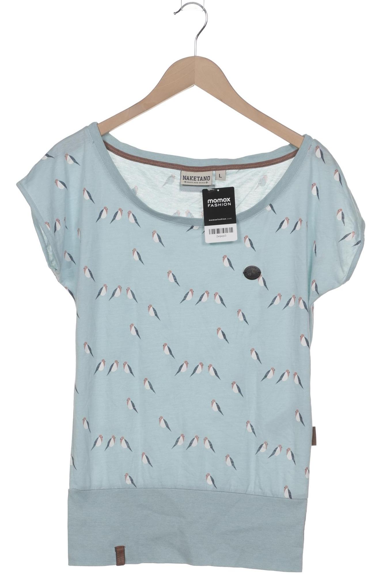 Naketano Damen T-Shirt, hellblau, Gr. 42