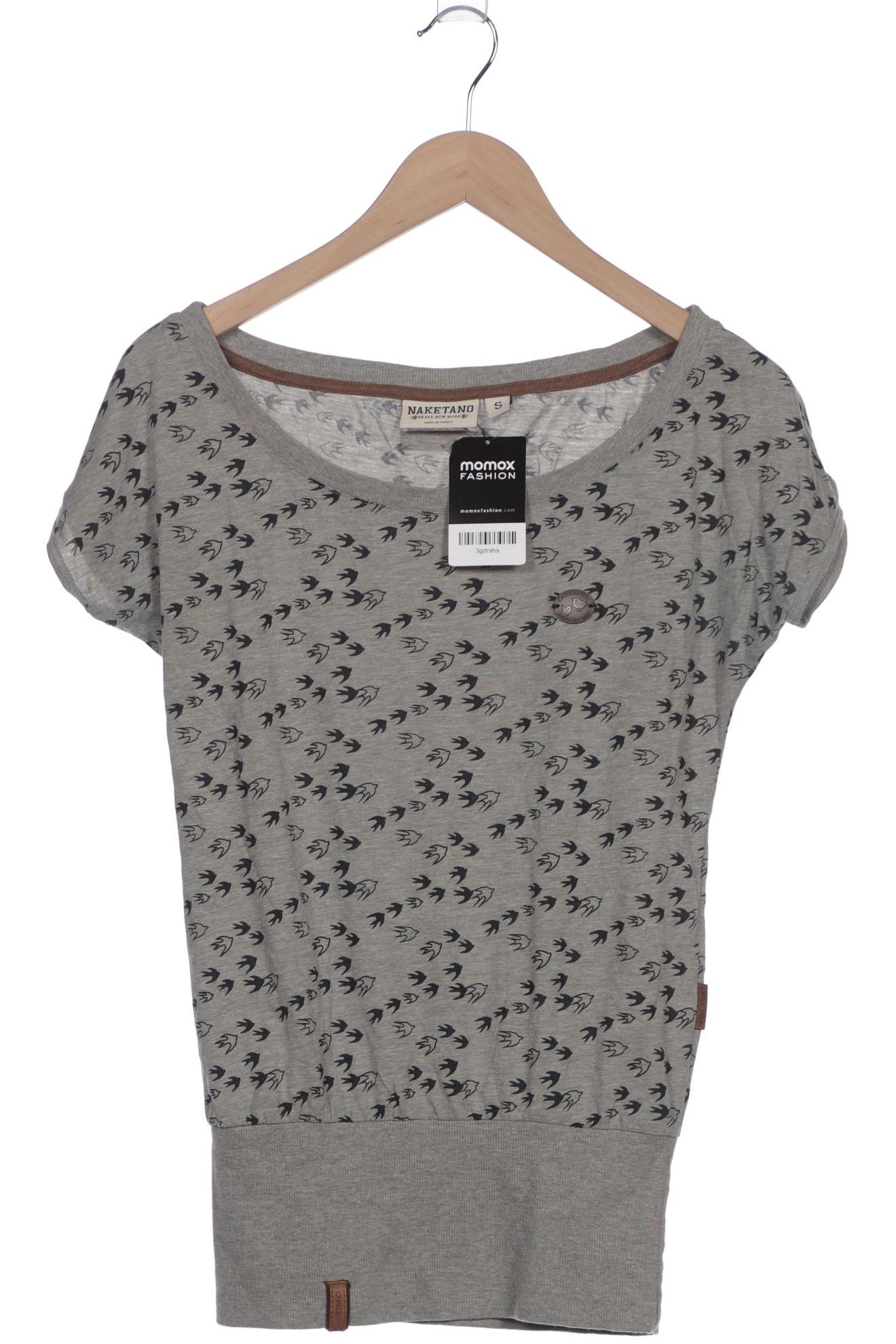 Naketano Damen T-Shirt, grau, Gr. 36