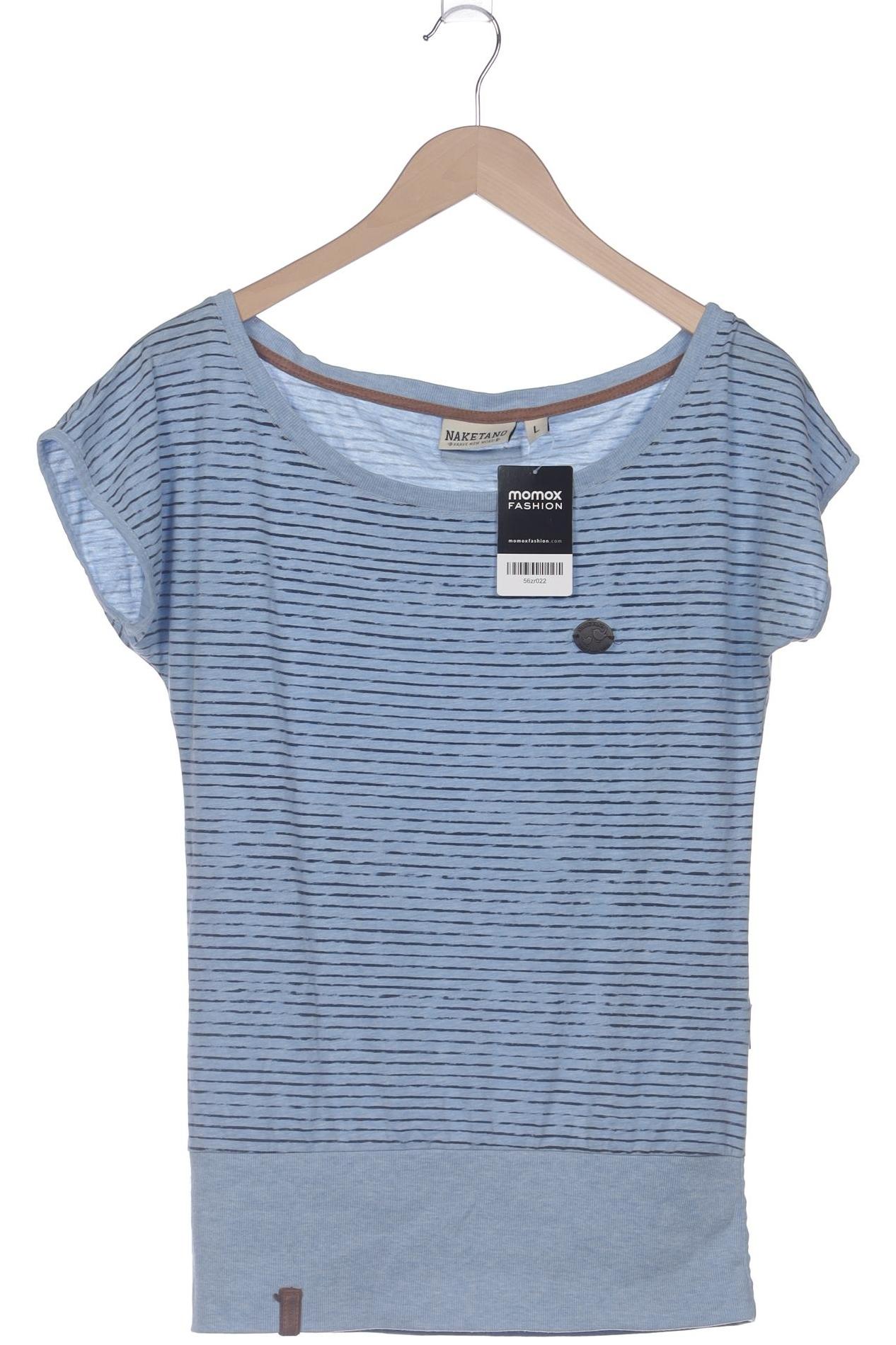 Naketano Damen T-Shirt, blau, Gr. 42