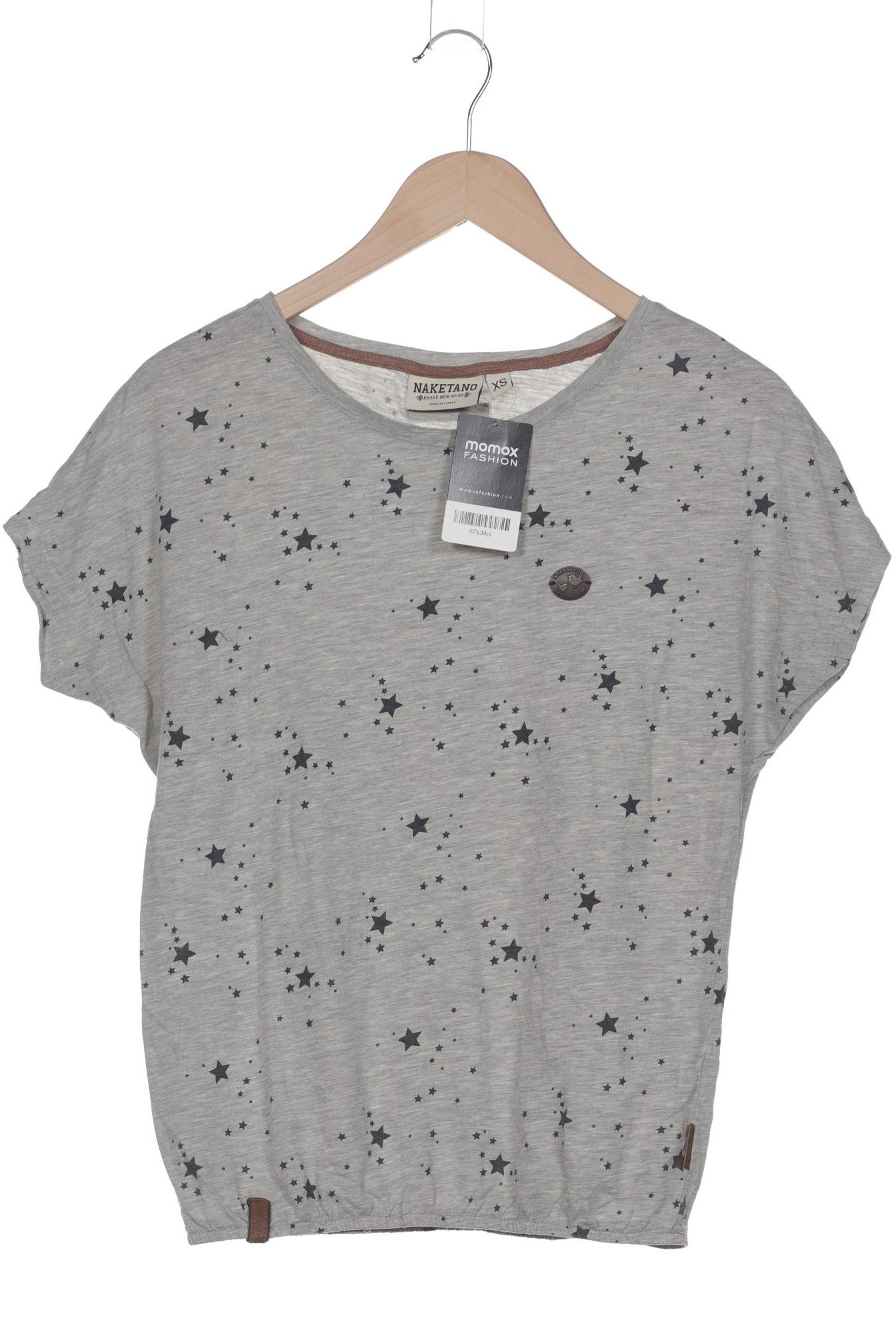 Naketano Damen T-Shirt, grau, Gr. 34