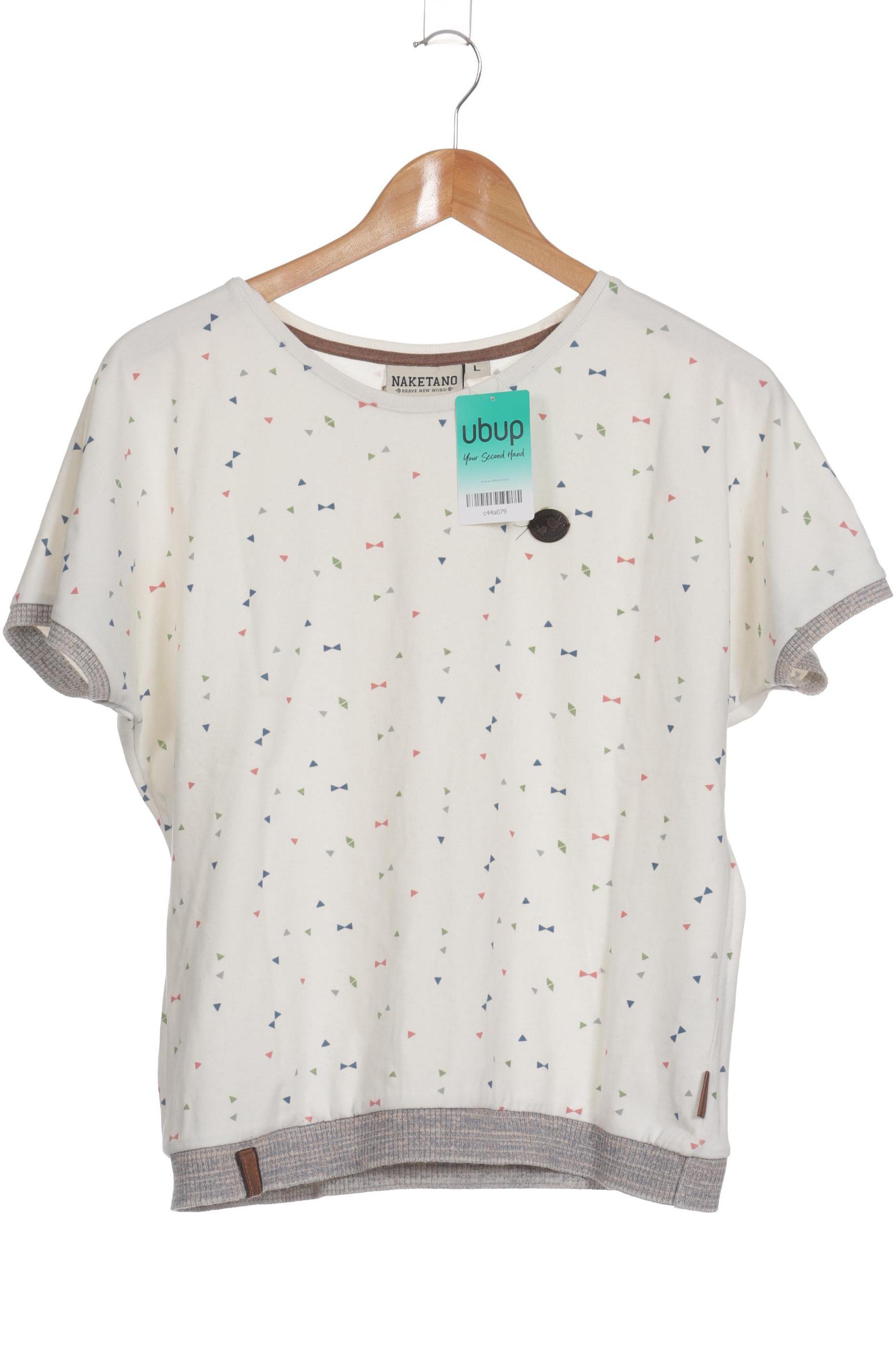 Naketano Damen T-Shirt, weiß, Gr.