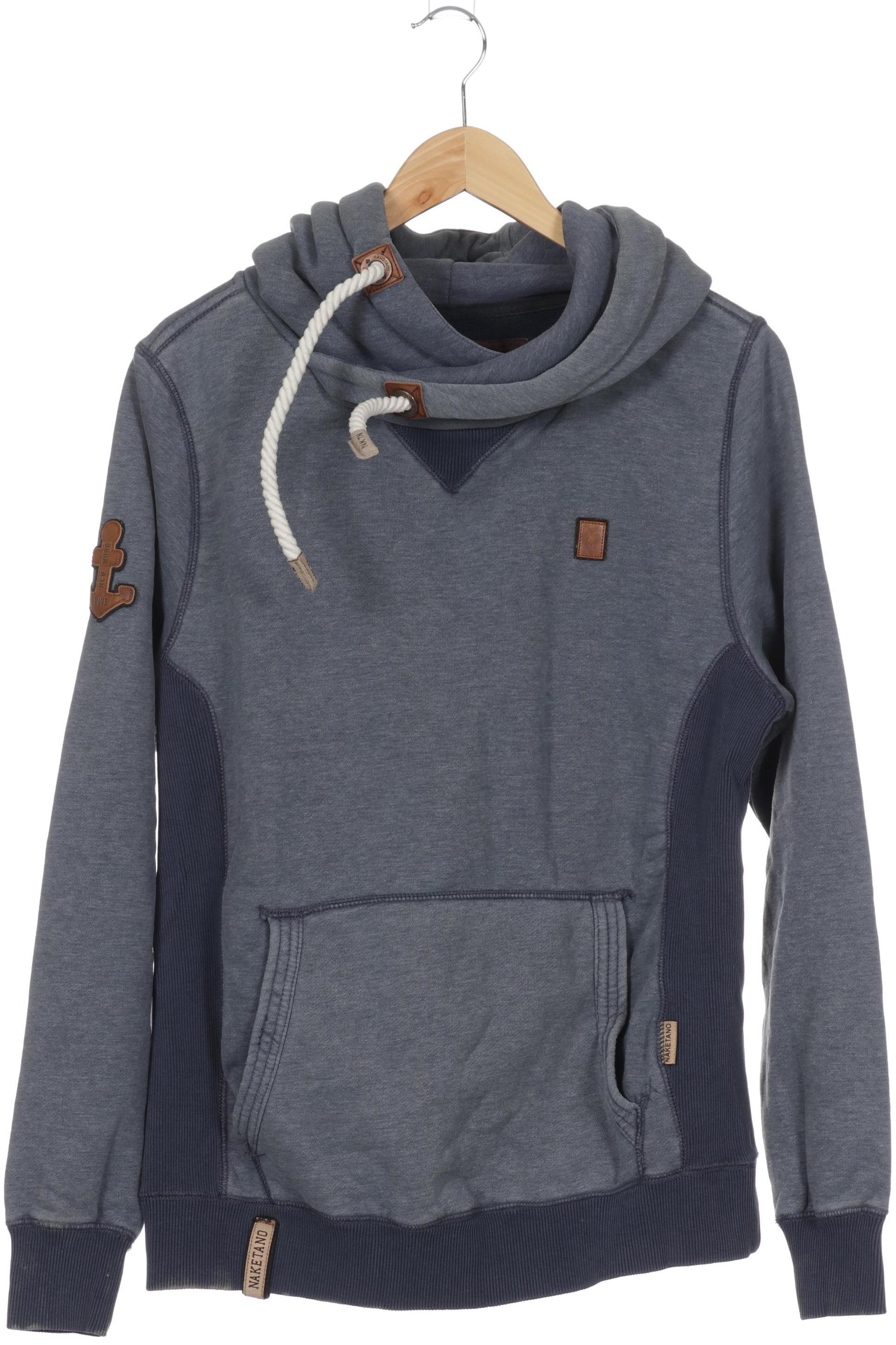 Naketano Herren Kapuzenpullover, blau, Gr.