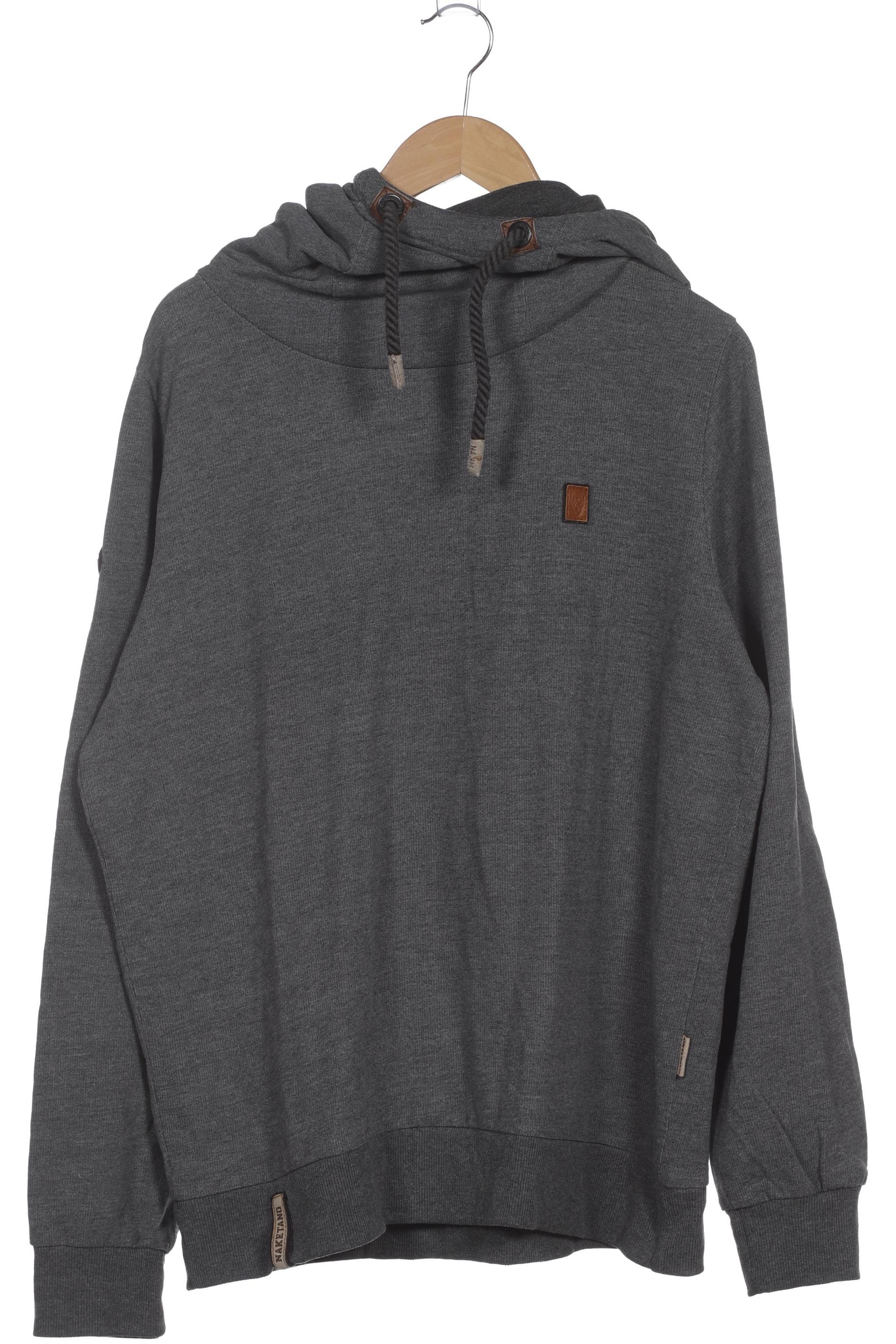Naketano Herren Kapuzenpullover, grau, Gr. 54