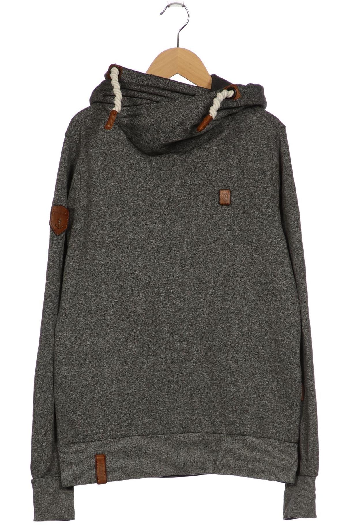 Naketano Herren Kapuzenpullover, grau, Gr. 48