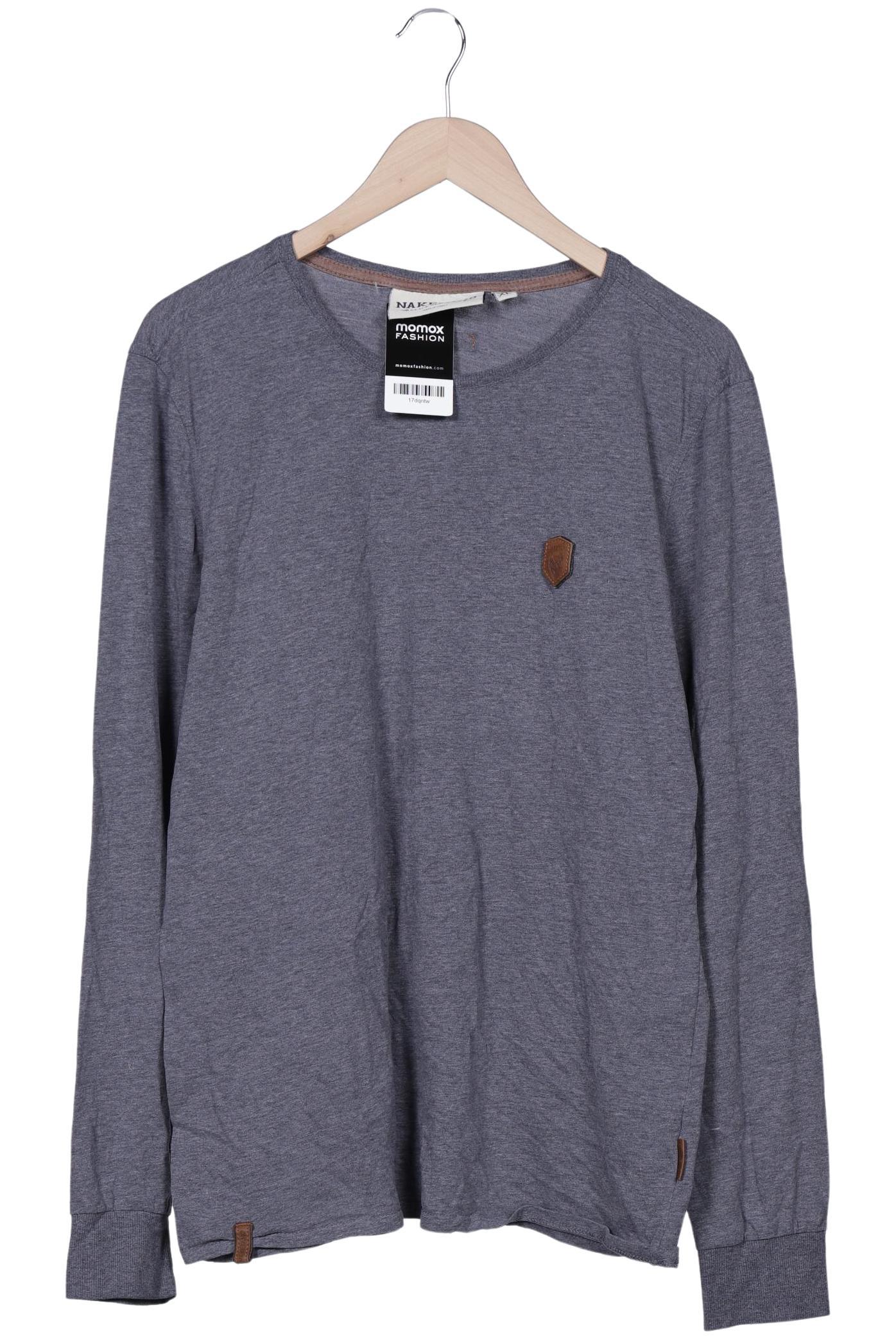 Naketano Herren Langarmshirt, grau, Gr. 54