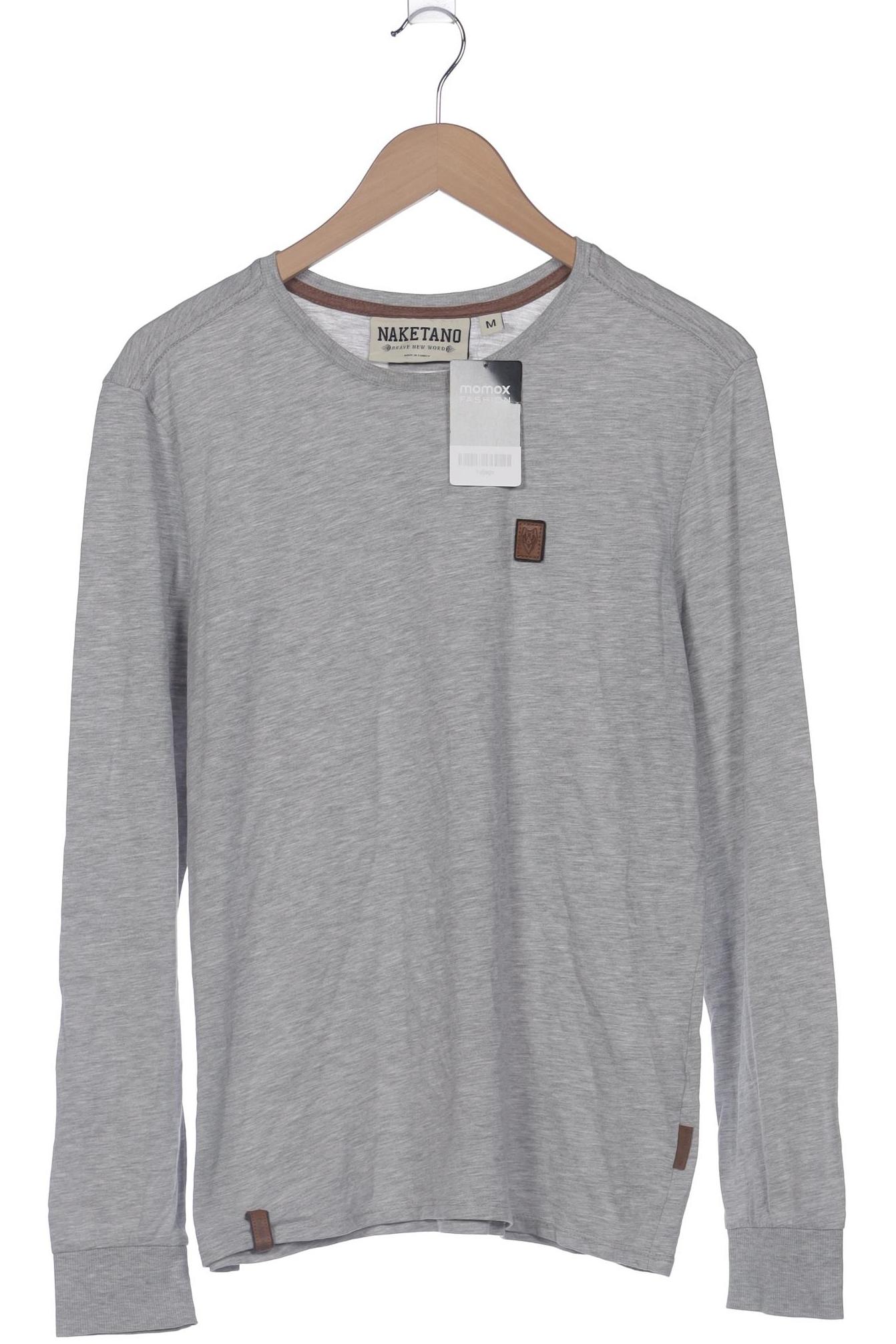 Naketano Herren Langarmshirt, grau, Gr. 48
