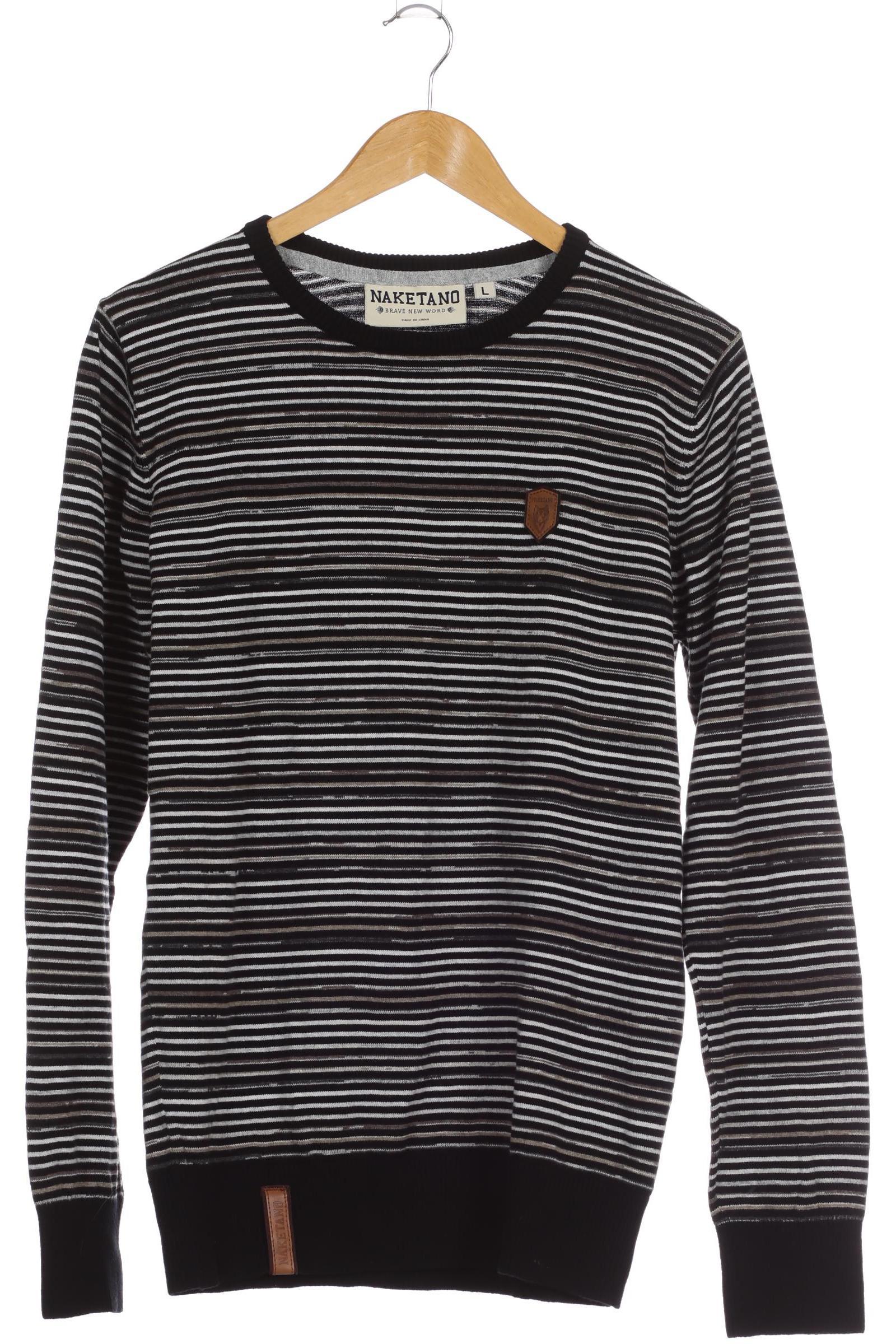 Naketano Herren Pullover, schwarz, Gr.