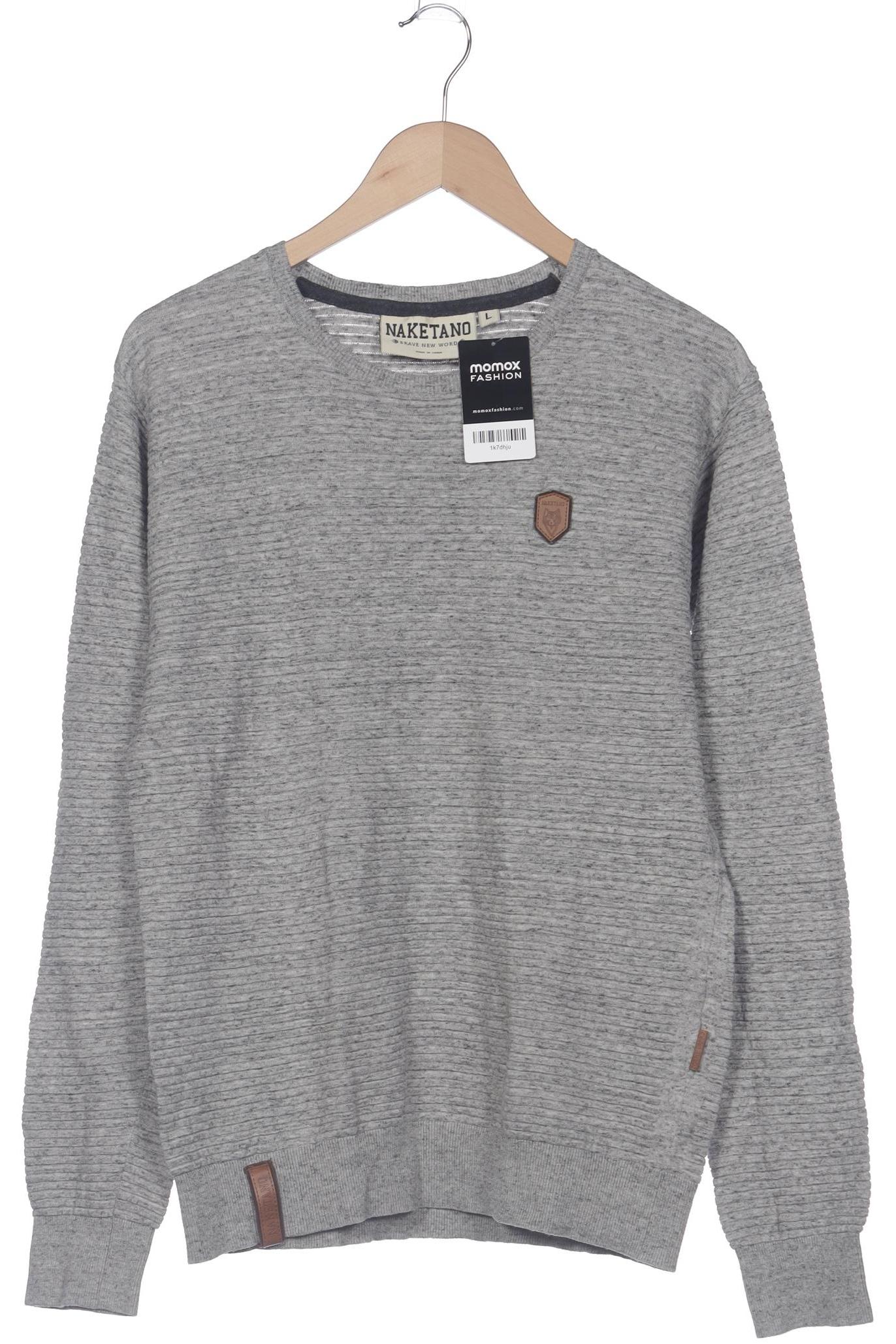 Naketano Herren Pullover, grau, Gr. 52