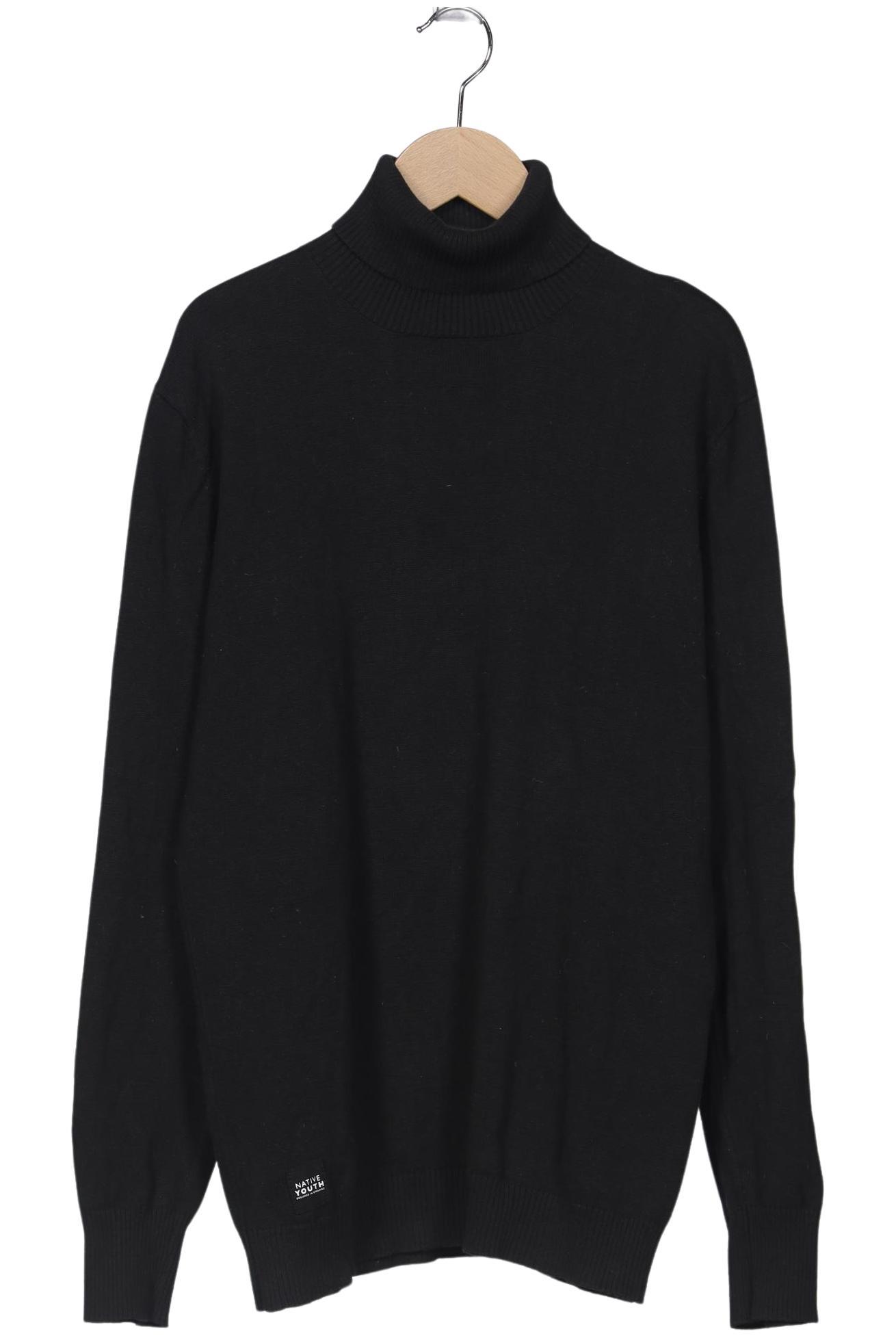 Native Youth Herren Pullover, schwarz, Gr. 48