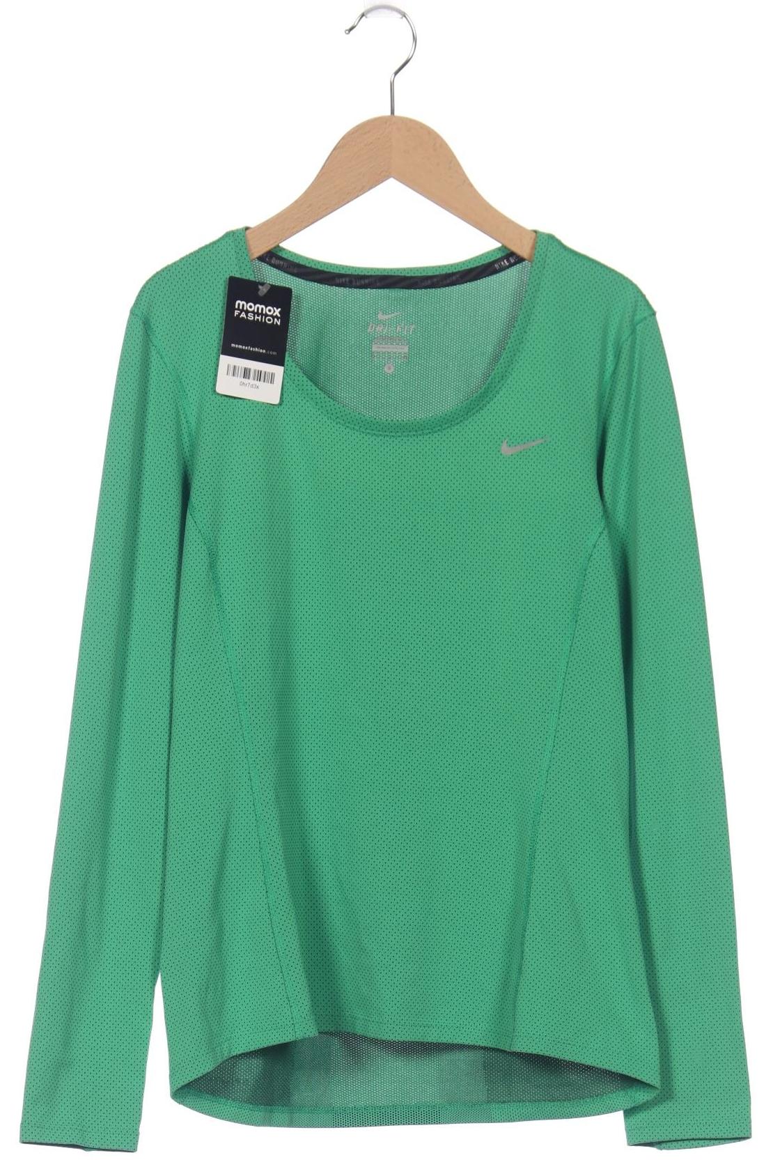Nike Running Damen Langarmshirt, grün, Gr. 36
