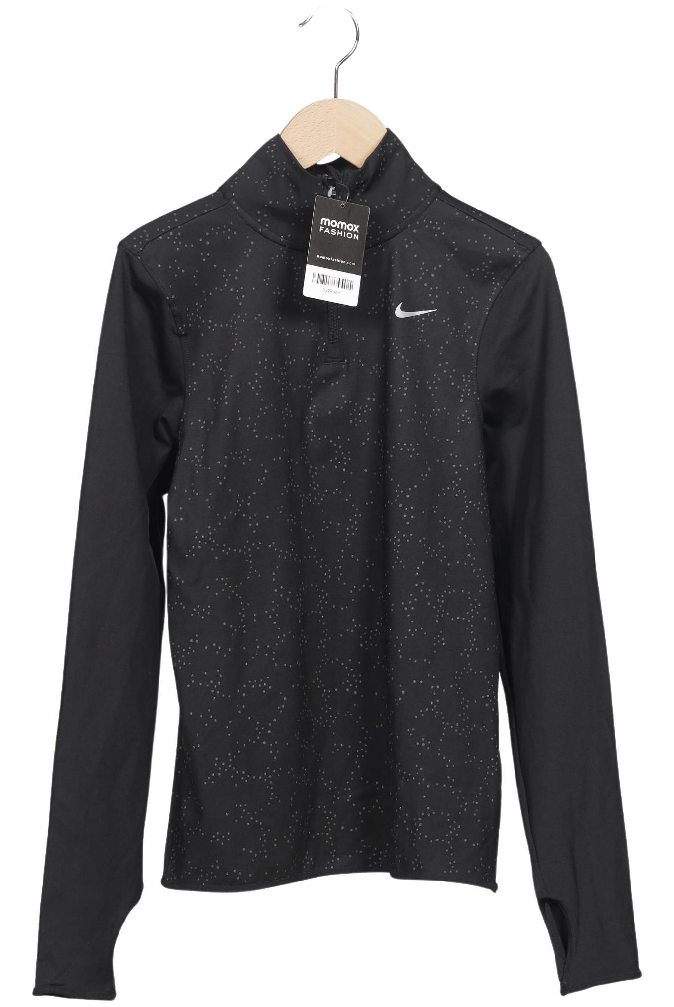 Nike Running Damen Langarmshirt, schwarz, Gr. 34
