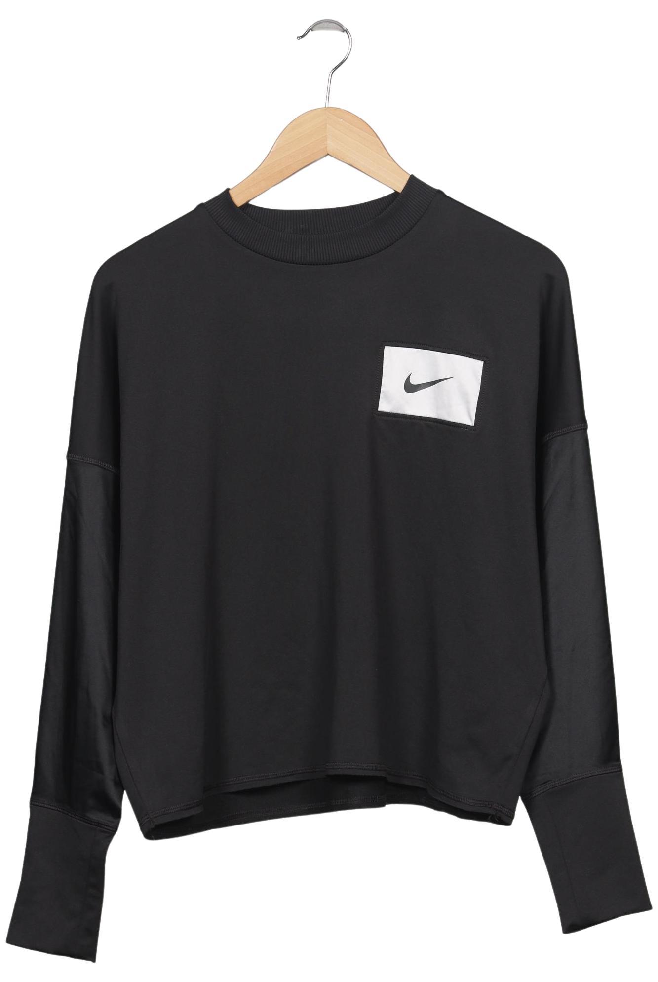 Nike Running Damen Langarmshirt, schwarz, Gr. 38