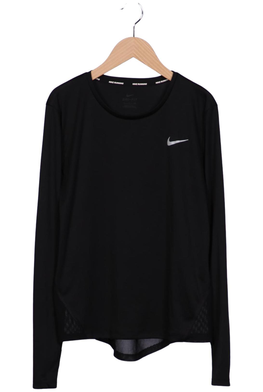 Nike Running Damen Langarmshirt, schwarz, Gr. 36