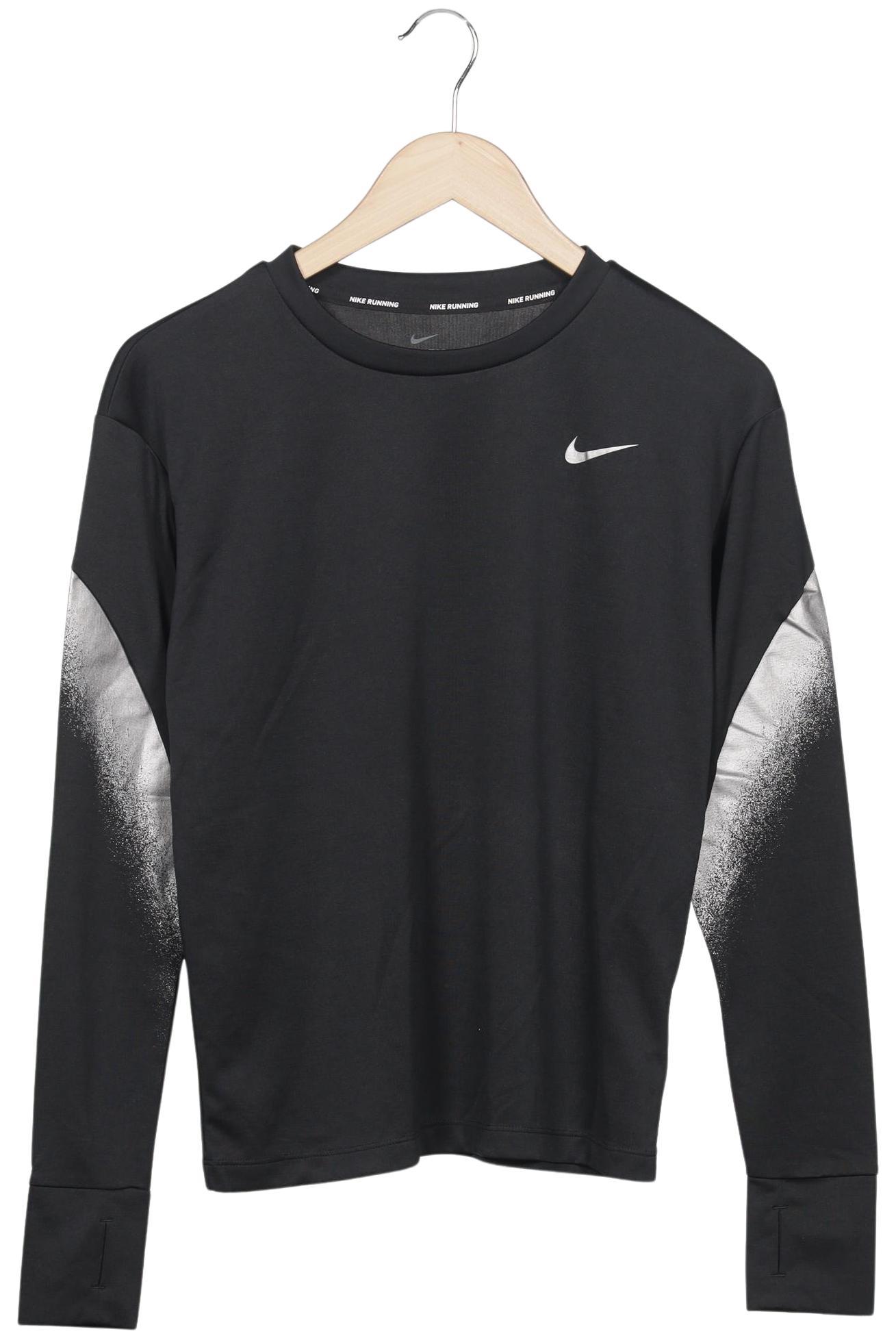 Nike Running Damen Langarmshirt, schwarz, Gr. 36