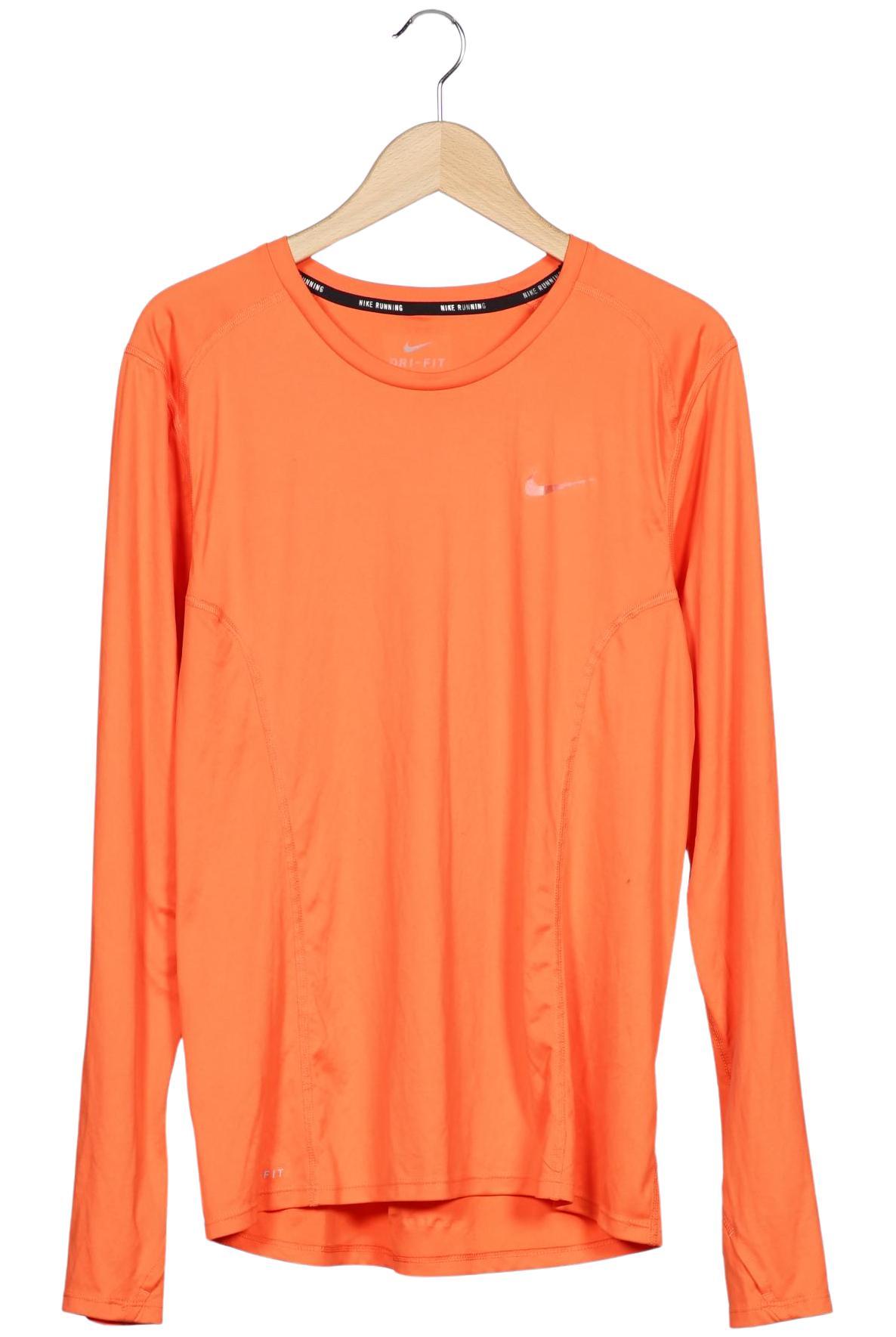Nike Running Herren Langarmshirt, orange, Gr. 48