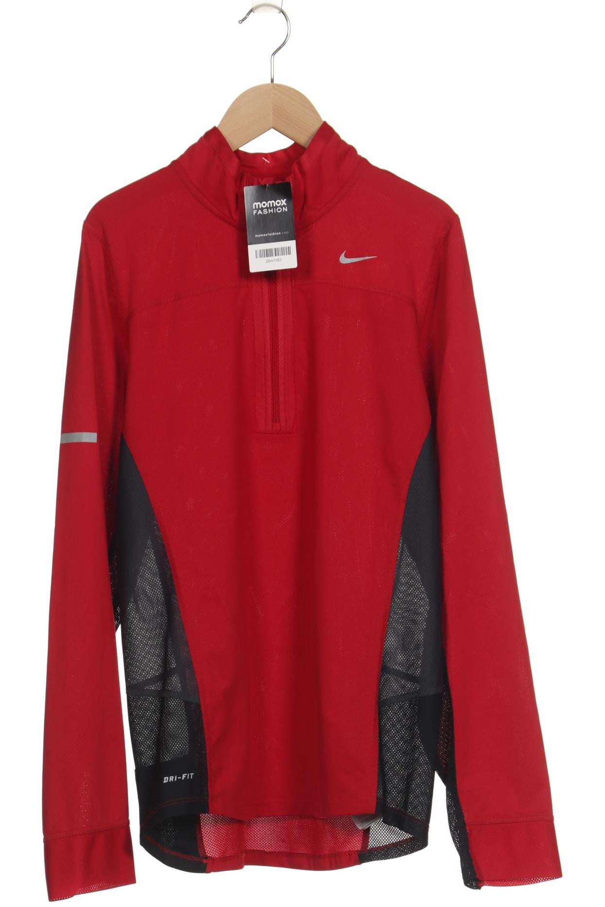 Nike Running Herren Langarmshirt, rot, Gr. 46