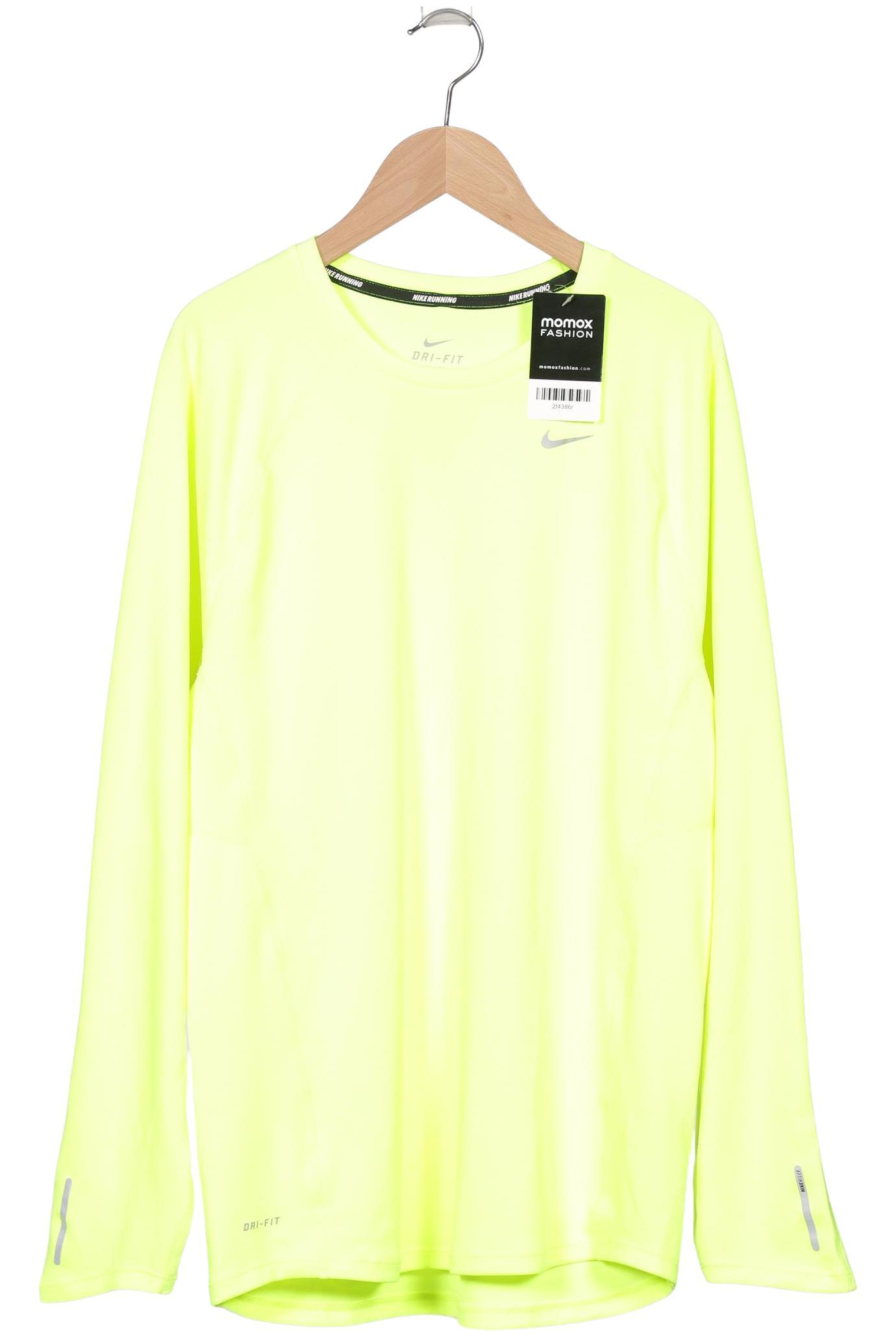 Nike Running Herren Langarmshirt, neon, Gr. 48